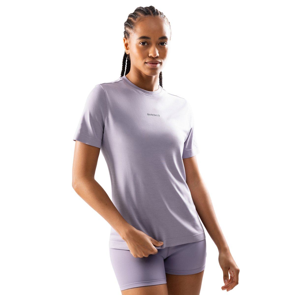 SIROKO - Camiseta Entrenamiento Manga Corta Gym & Trainning Mujer_