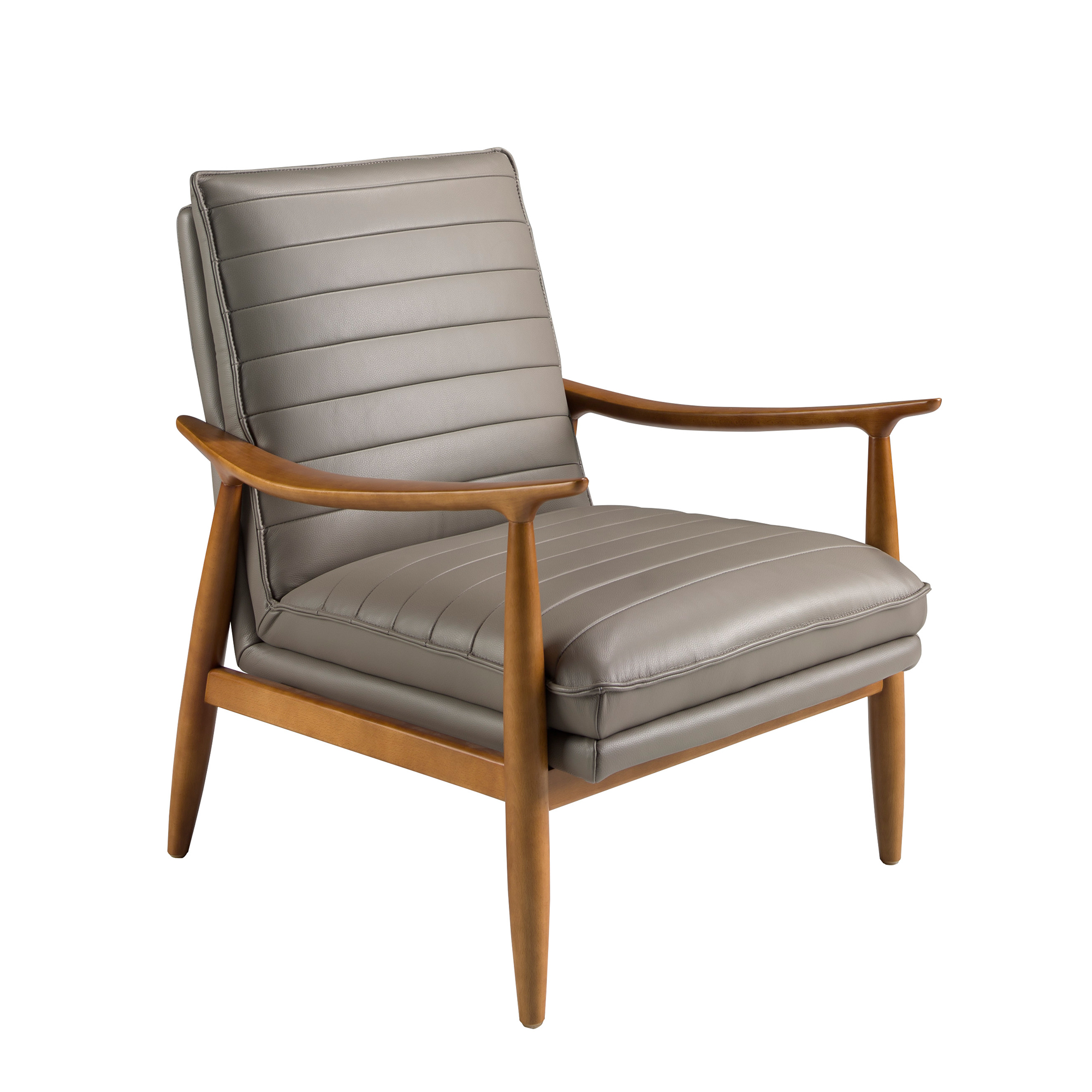 ANGEL CERDÁ 5130C Sillón piel gris oscuro , Gris Oscuro , Piel , 73 x 83 x 91