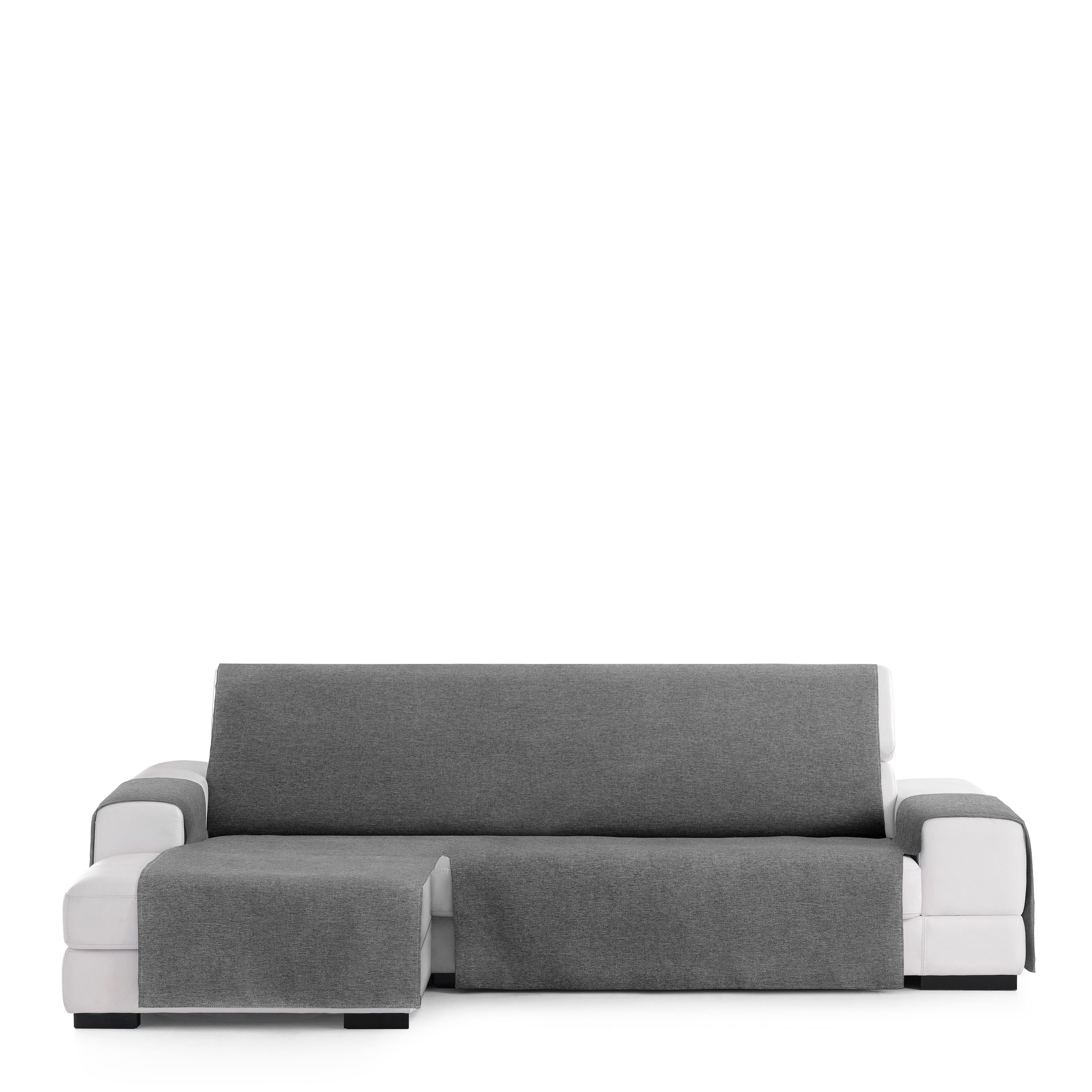 Funda de sofa chaisse longue m/3 valeria izquierda (Mirando de frente) c/10 extra, Tamaño extra izquierda, 170x310x110cm, Fábricada en España