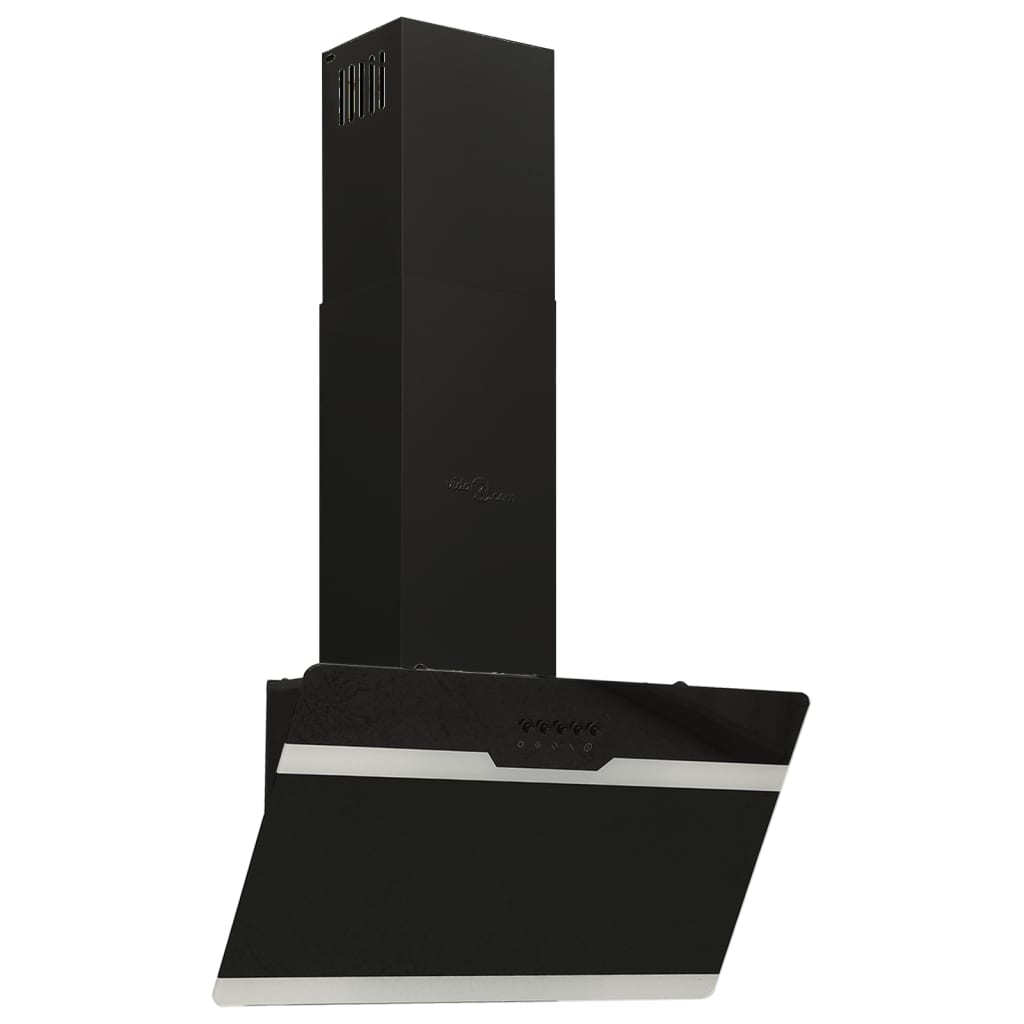 vidaXL Campana Extractora Pared Acero y Cristal Templado 60 cm Cocina Color Negro,  Blanco, y mas