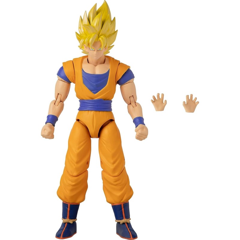 BANDAI - Dragon Ball Super - Figura de acción Deluxe GOKU SUPER SAIYAN 17 cm BAN61922