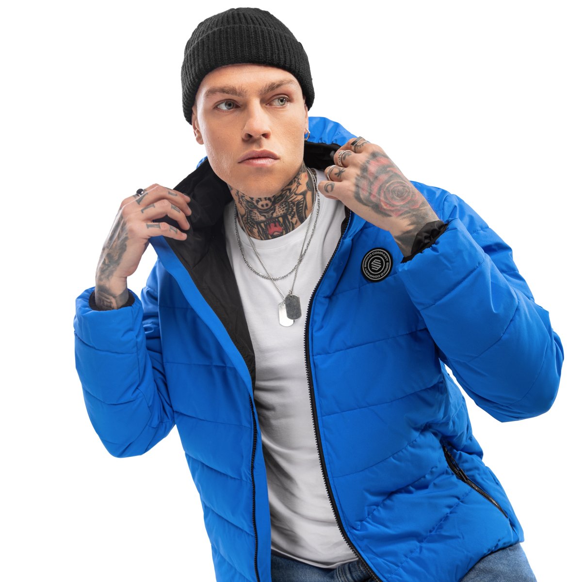 Siroko - Chaqueta Waterproof Casual para Hombre_