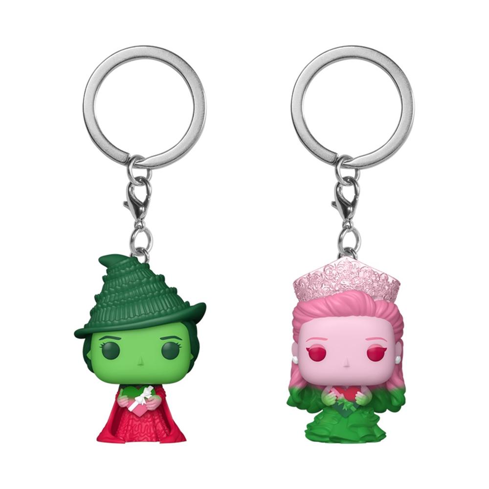 Funko Pop! Keychain: Wicked - Glinda & Elphaba - 2 Pack - Figura de Vinilo Coleccionable - Idea de Regalo - Mercancía Oficial - Juguetes para niños y Adultos - Figura Modelo para coleccionistas