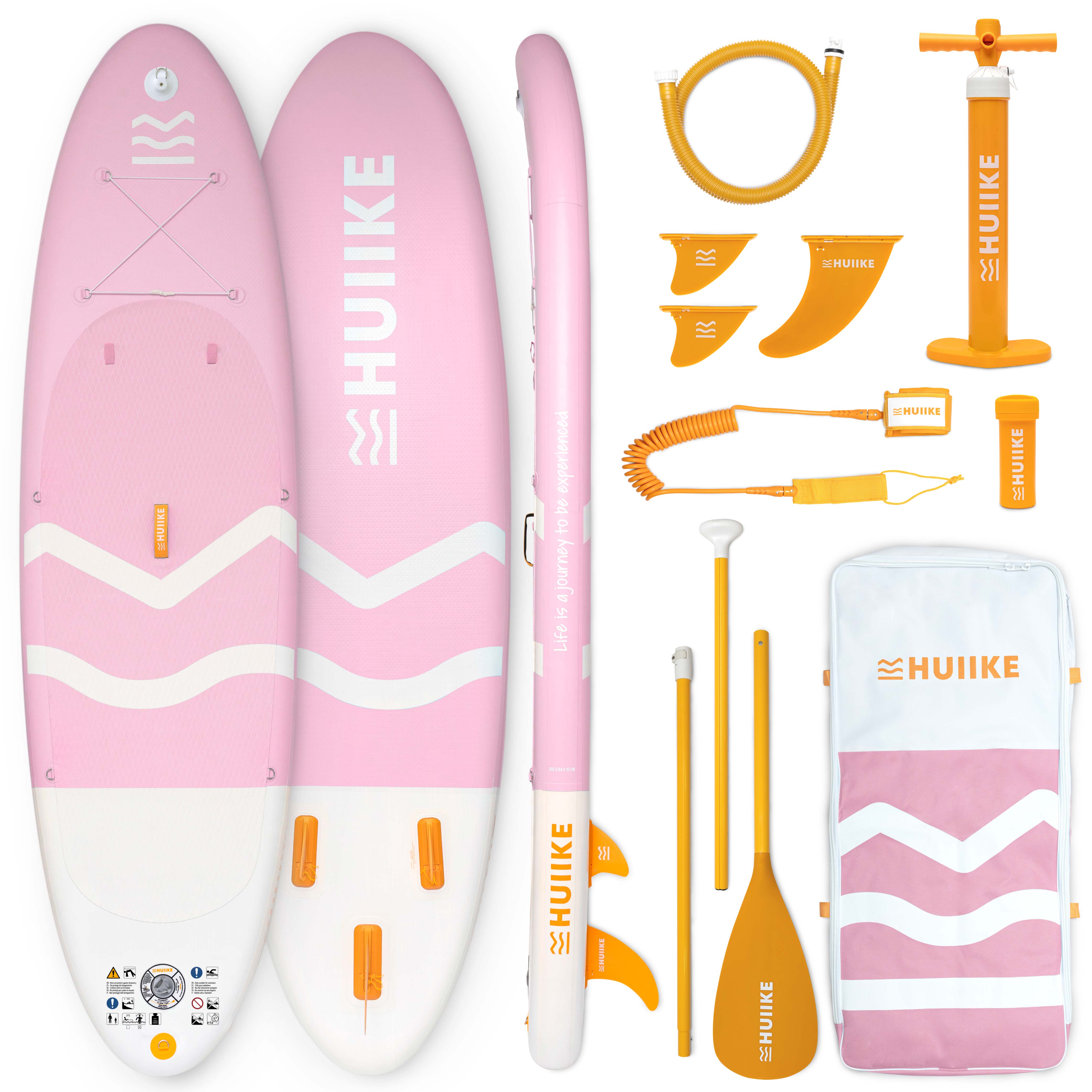 Tabla Paddle Surf Hinchable con Accesorios Premium - HUIIKE | Tabla Padel Surf Hinchable con Remo de Aluminio Inflador Leash | PadelSurf Stand Up Paddle Board Gran Estabilidad Resistencia | SUP Board