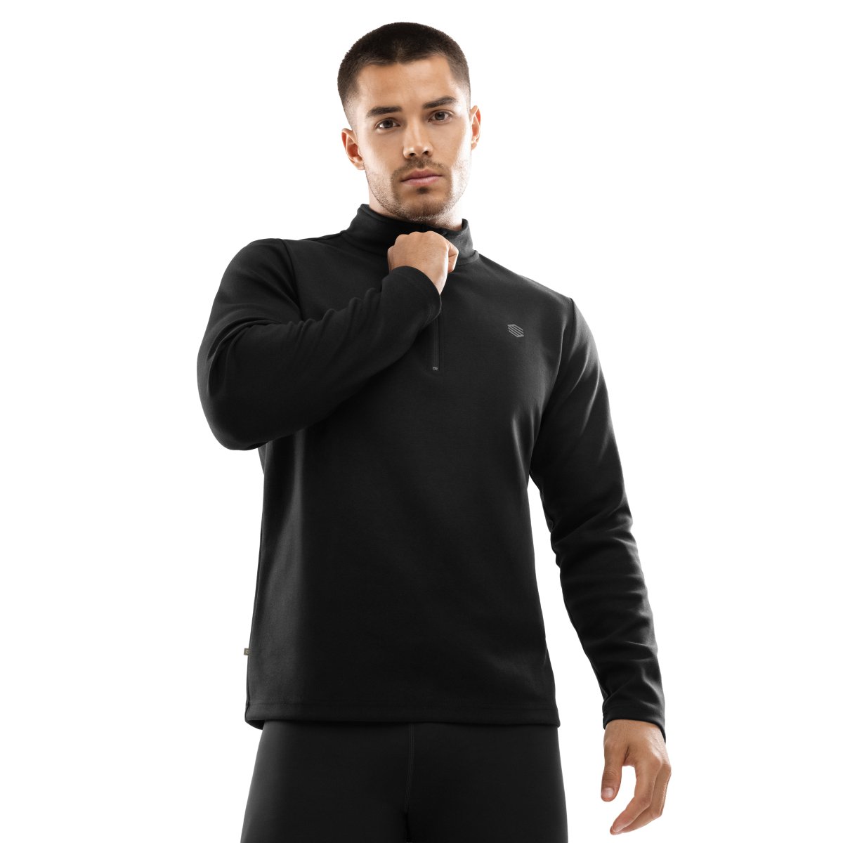 SIROKO - Sudadera Media Cremallera Gym & Trainning Hombre_