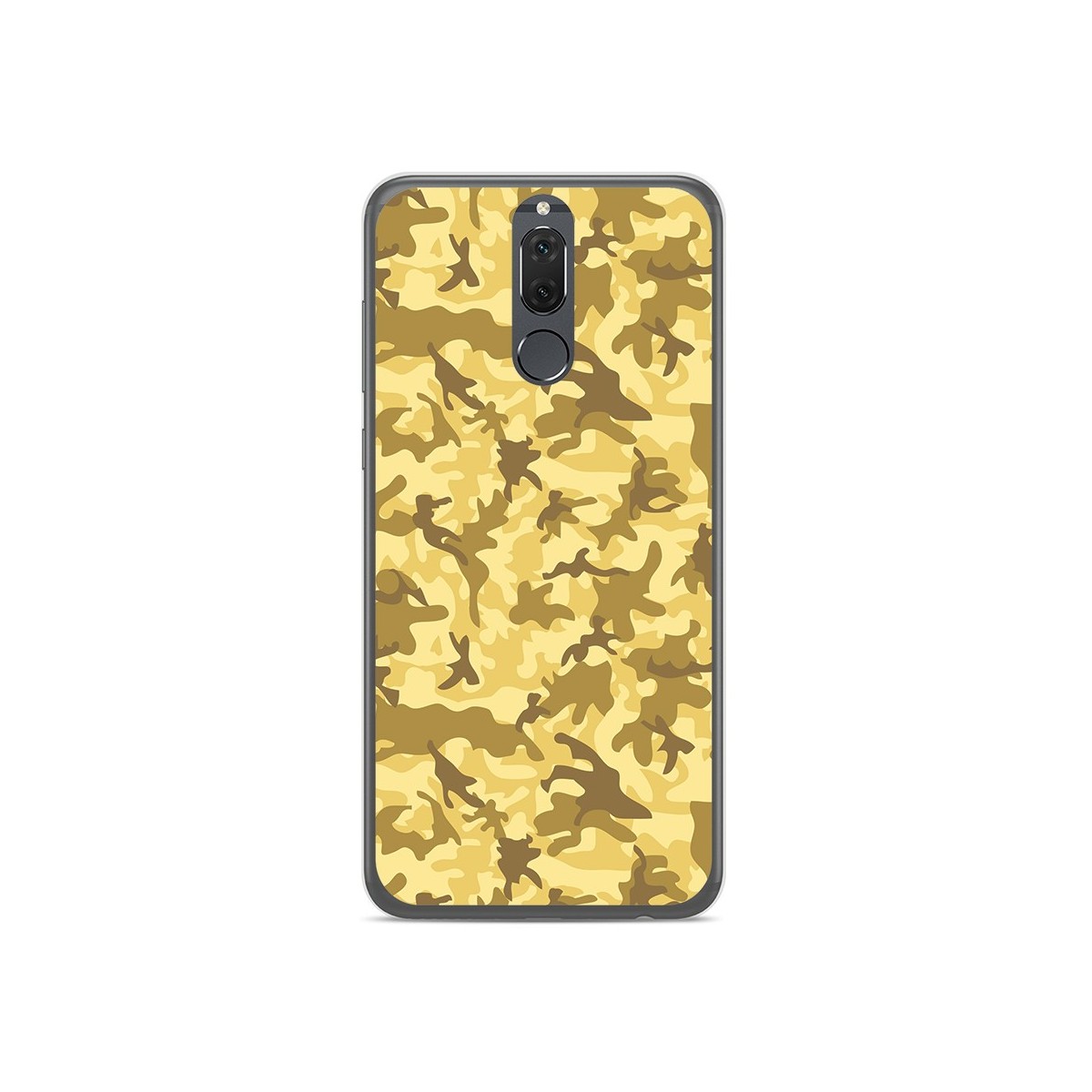 Tumundosmartphone Funda Gel Tpu para Huawei Mate 10 Lite Diseño Sand Camuflaje Dibujos