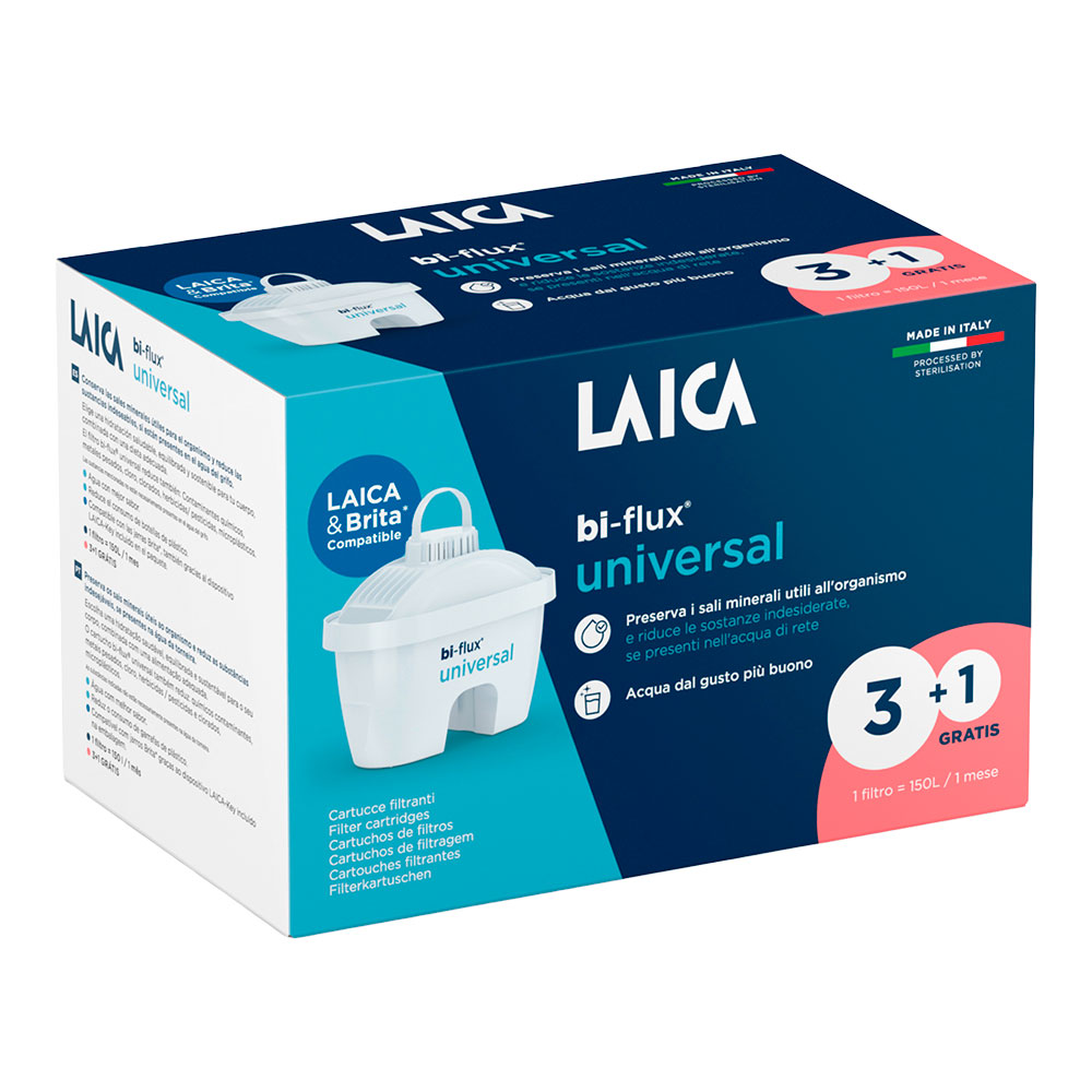 Filtros 3+1 BI-FLUX Laica Slim F4T Universal