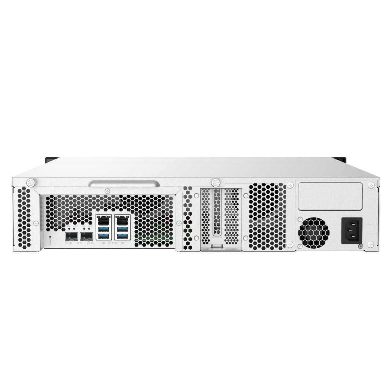 QNAP - Servidor NAS TS-832PXU-4G con procesador ARM Cortex-A57, 4 GB DDR4 ampliables a 16 GB, 8 bahías hot-swap y RAID 0/5/6/10/50/JBOD para empresas