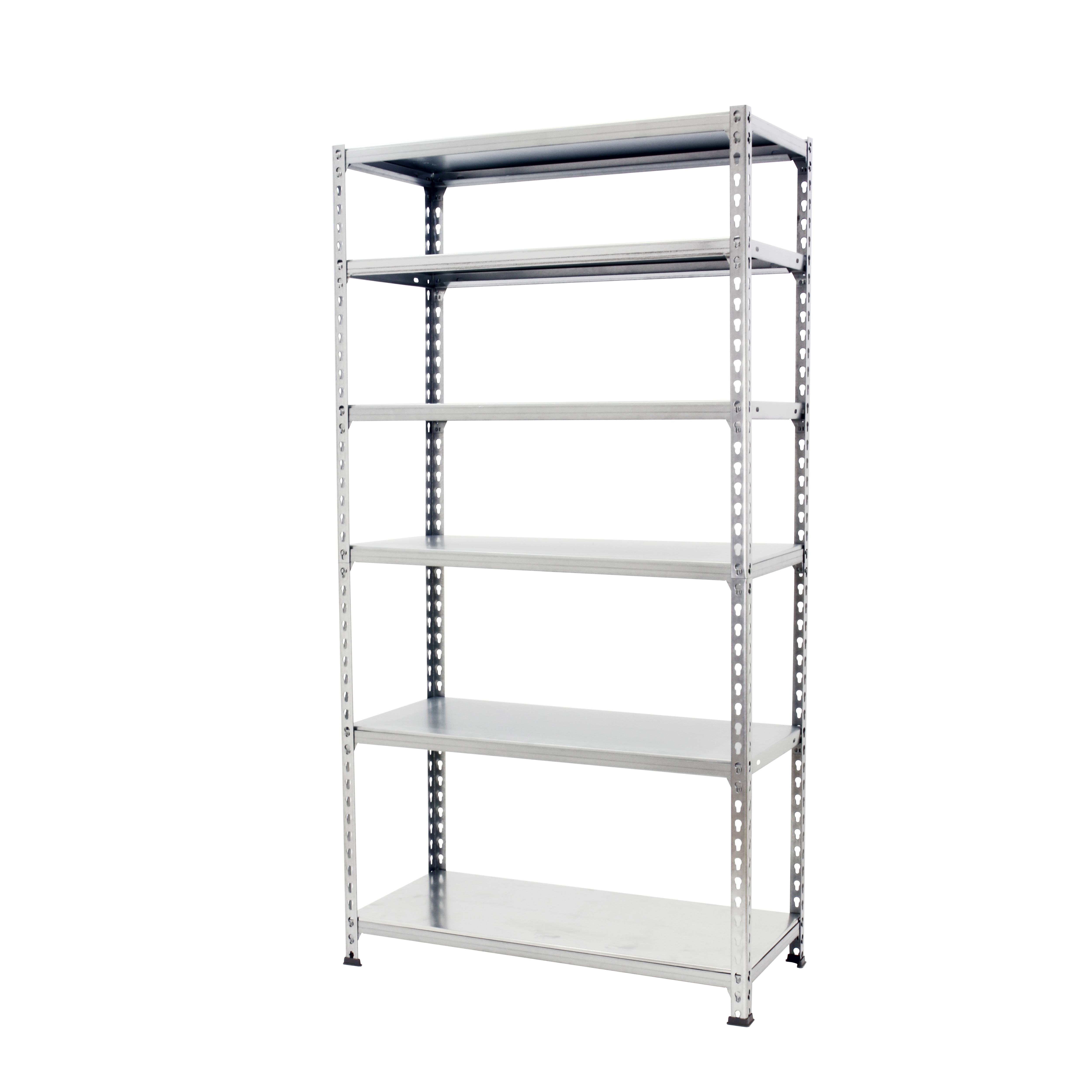 SimonRack Estanteria Metalica Almacenaje de Acero, 2500x1000x500 mm, 6 Baldas, Soporta 180 kg de Punto Flexión por balda, Galvanizado - Simonclick