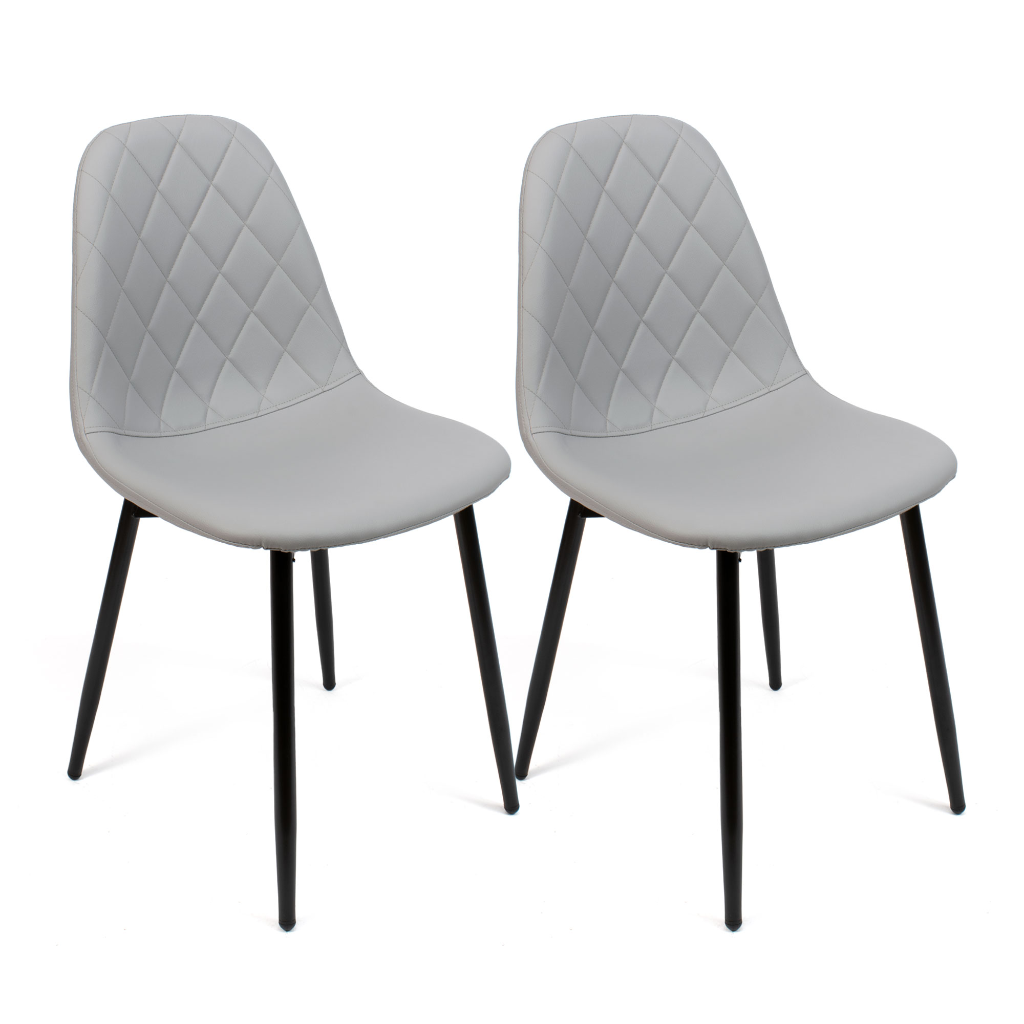 Conjunto de 2 y 4 Sillas The Secret Home - Polipropileno y Metal/Madera