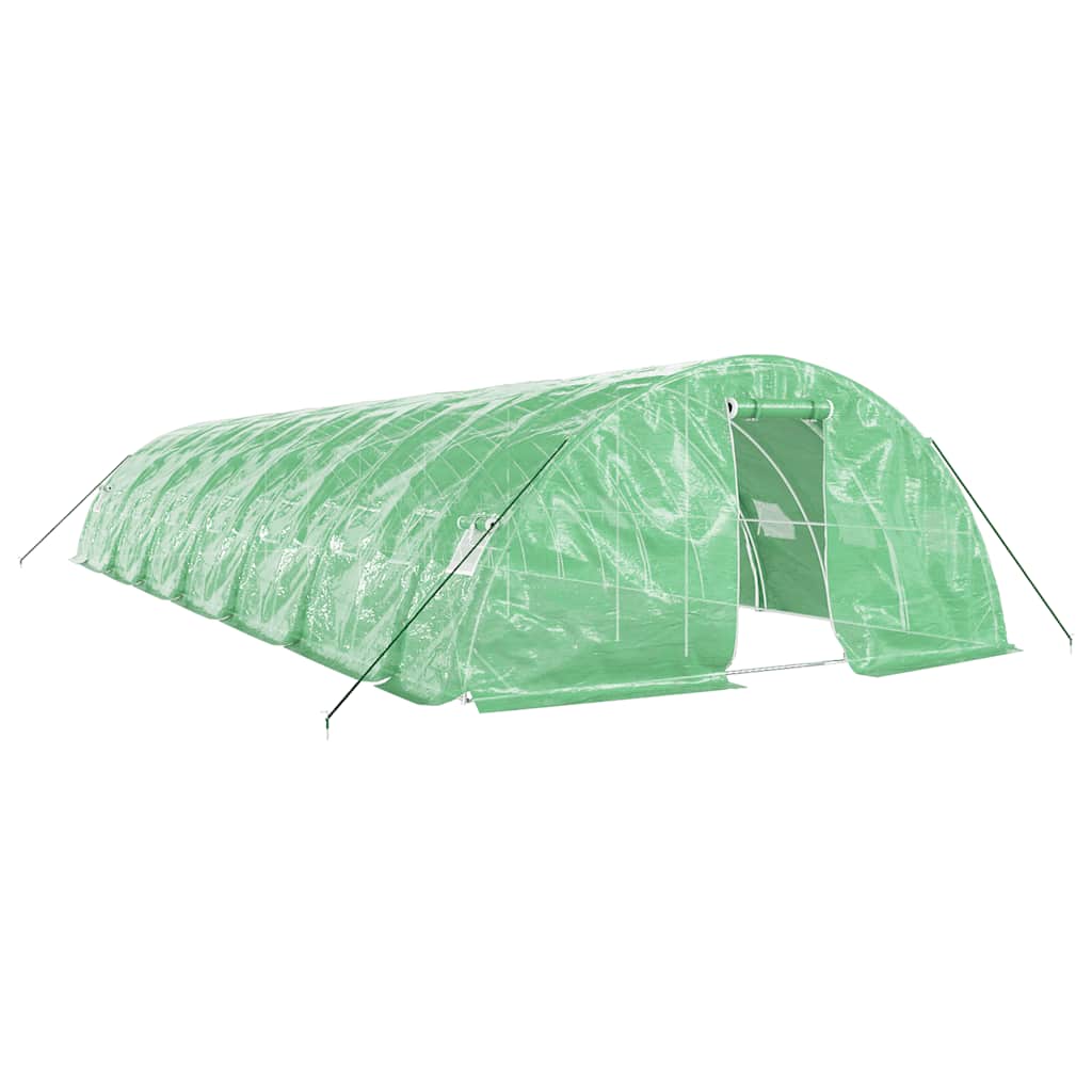 vidaXL Invernadero con estructura de acero verde Multitalles