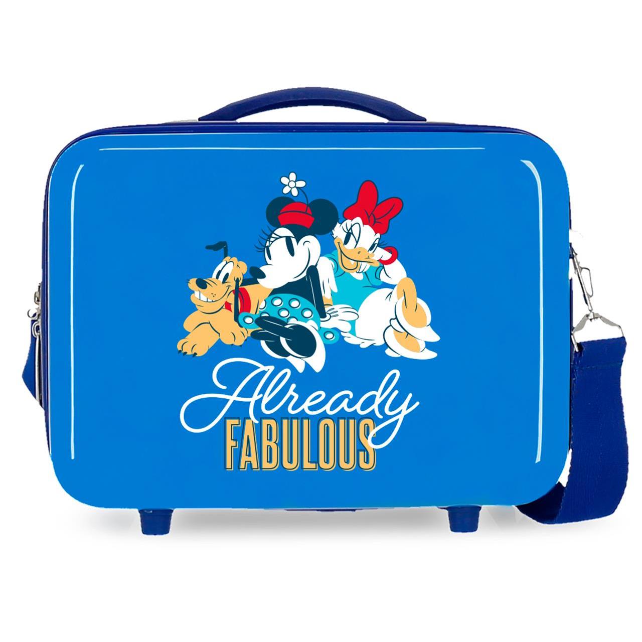 Neceser ABS Disney Mickey & Friends azulon 21x29x15cm