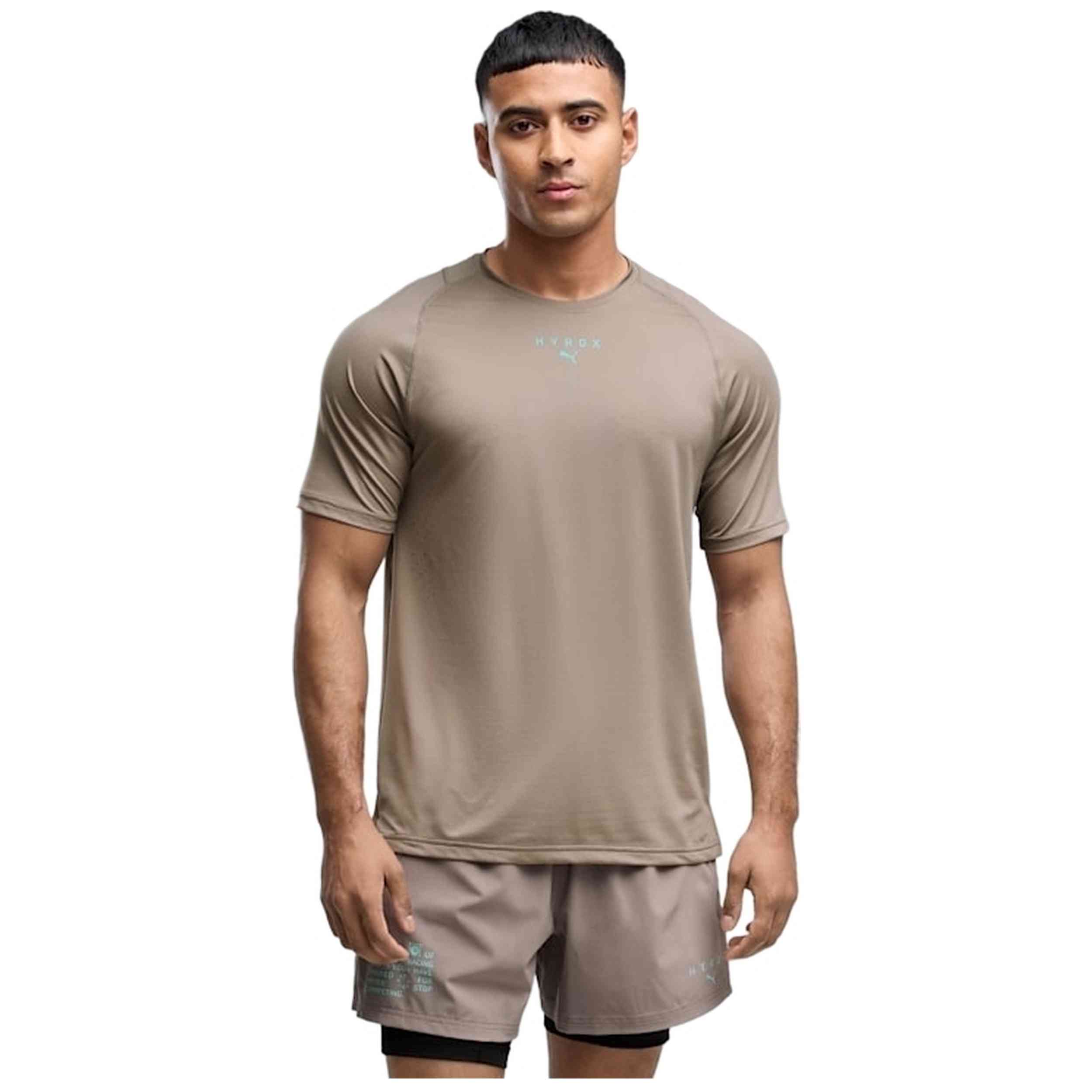 Camiseta Puma modelo M Puma X Hyrox Pwrmo en color Gris