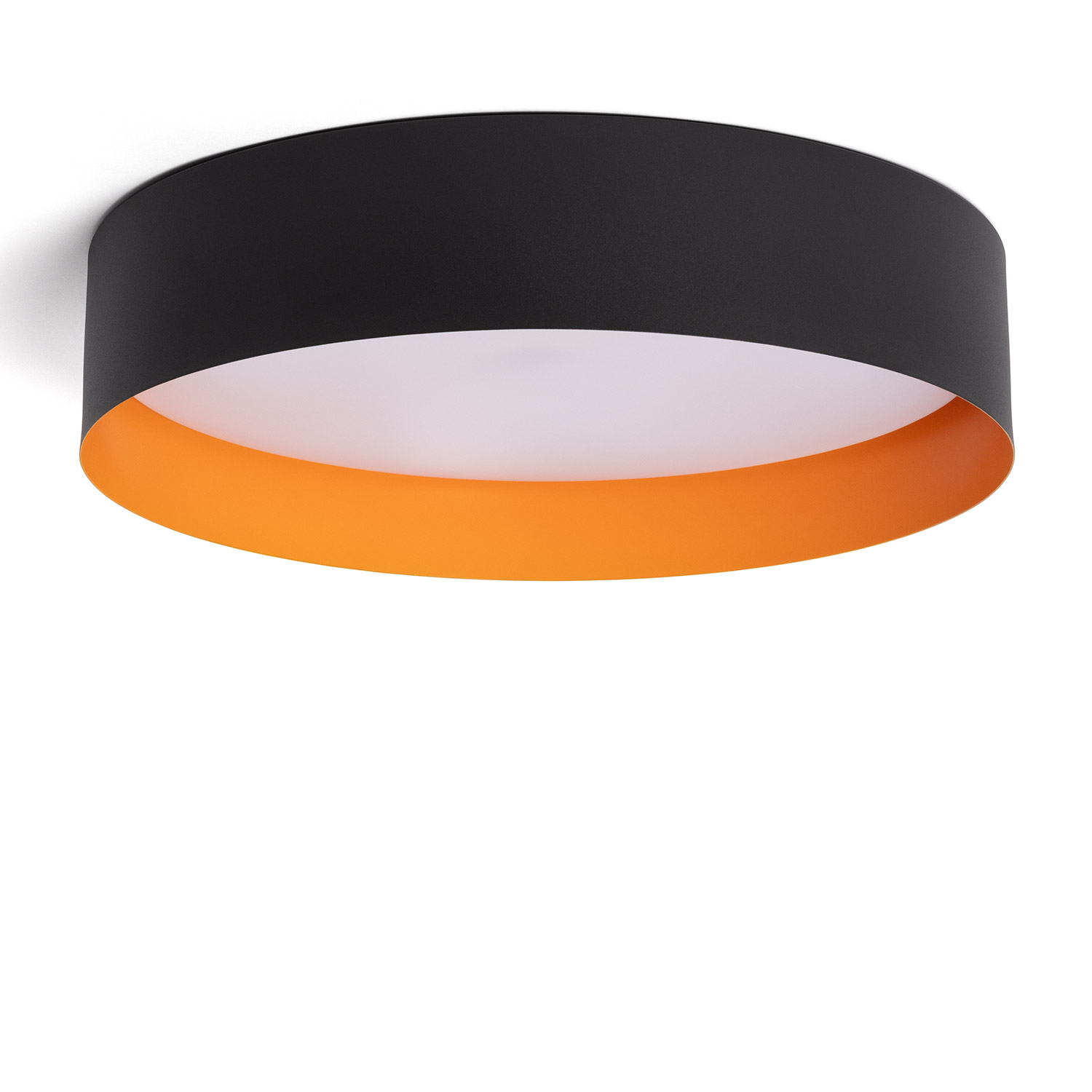 LEDKIA LIGHTING - Plafón de Techo LED 40W | Iluminación Eficiente y Duradera | Diseño Moderno | Fácil Instalación | Dimensiones Compactas, Negro, Acero Aleado