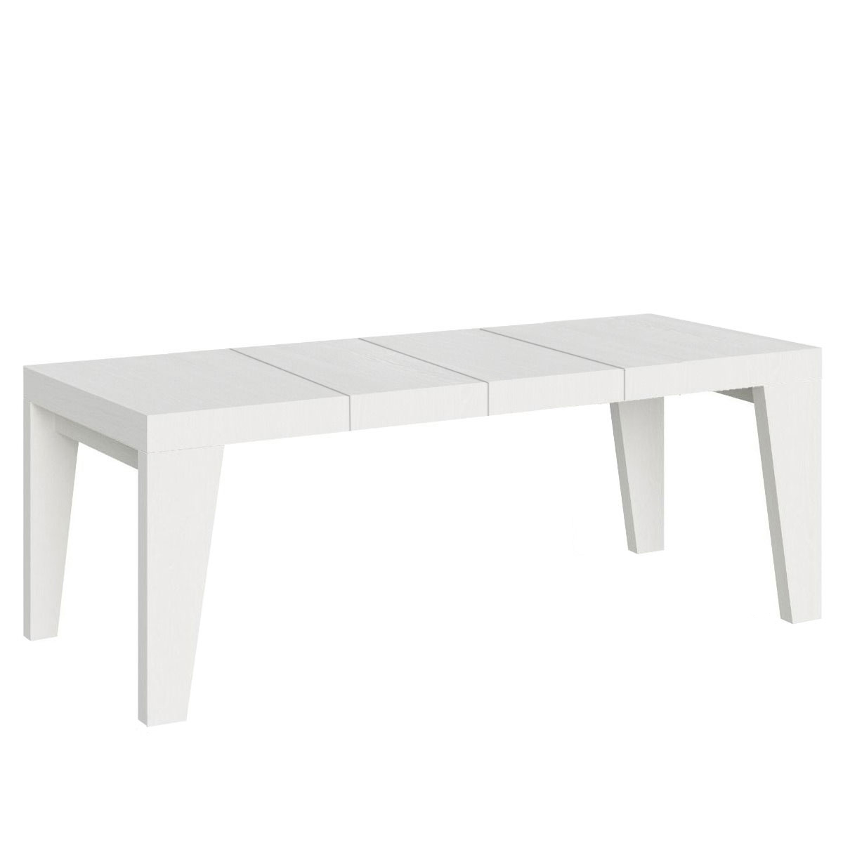 Mesa extensible 200/460x90 cm Naxy Premium fresno blanco - Itamoby