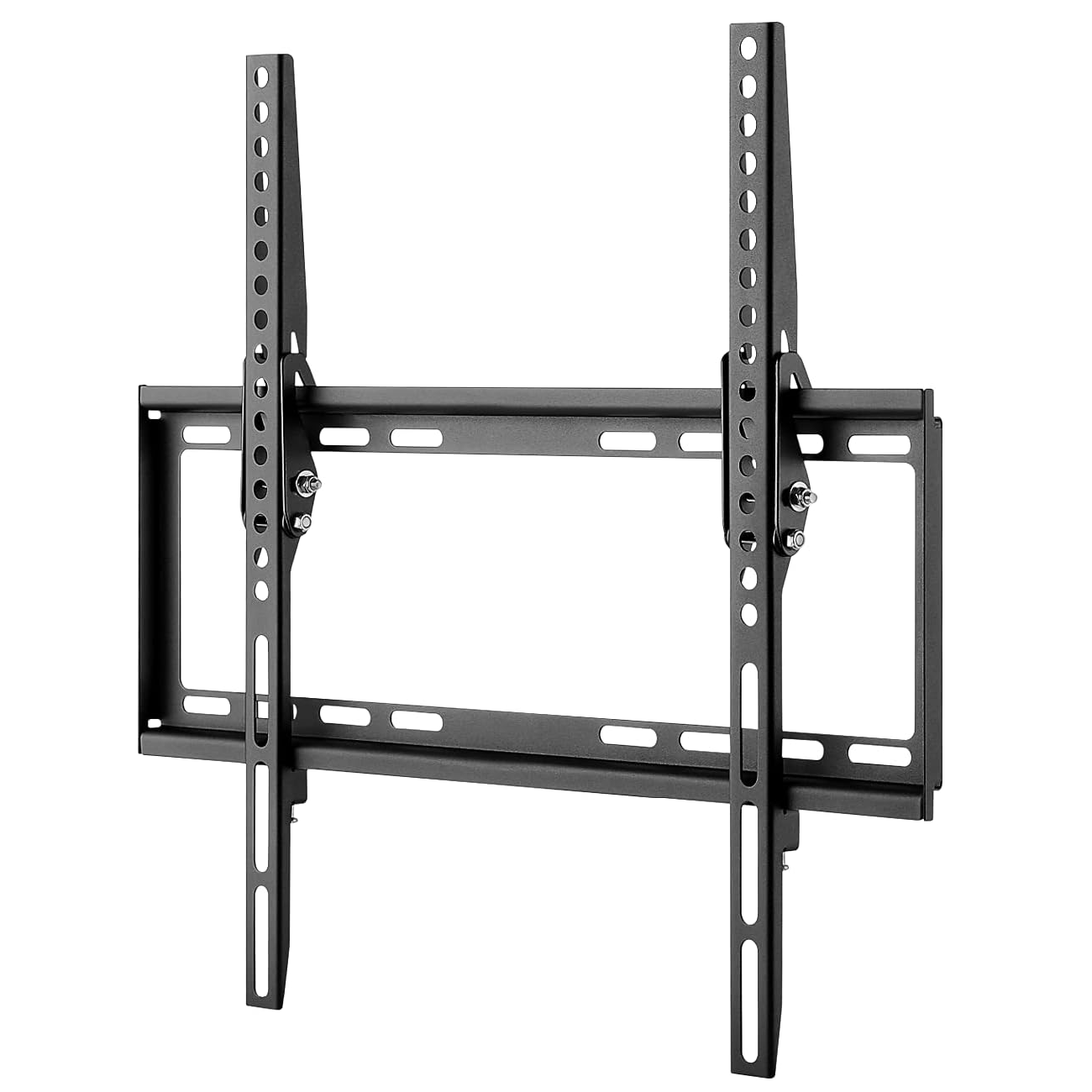 CABLEPELADO Soporte de Pared para TV, Soporte Inclinable para Televisores, Apto para 32 a 55 Pulgadas (81-140 cm), Inclinación 8º, Compatible con VESA, Acero, Negro