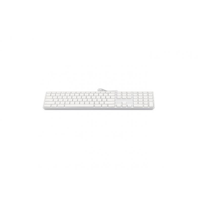 Teclado USB LMP con teclado numérico, color plata, para EE. UU. (ANSI)