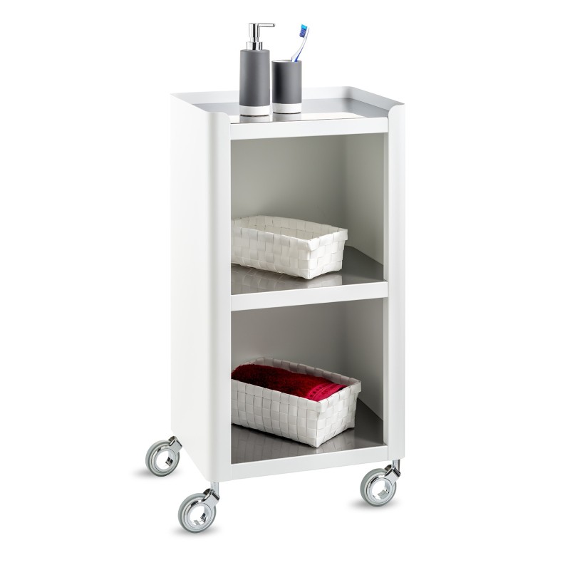 DON HIERRO - Carrito de baño - Carrito auxiliar con ruedas, LOUISE-