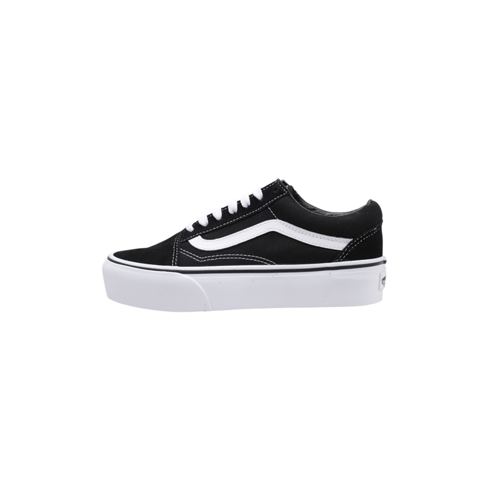 Vans Old Skool Platform  Deportivas Con Plataforma Mujer Negro