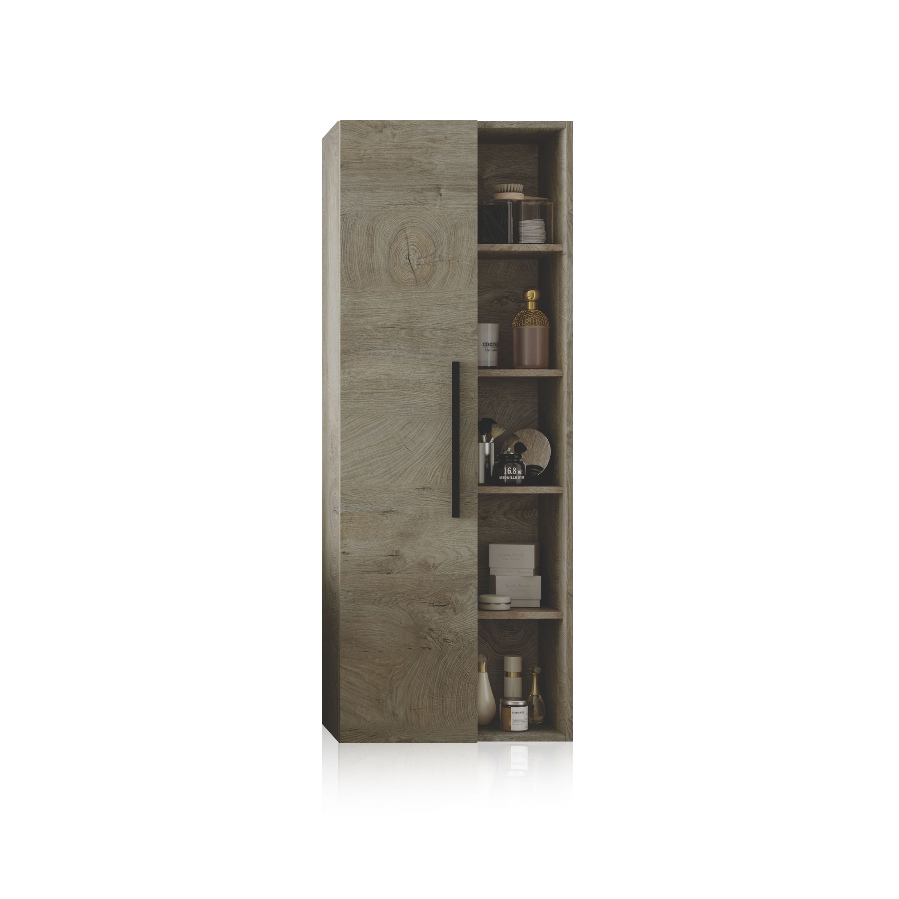 Columna de baño con estantería integrada 135x51 cm Sense