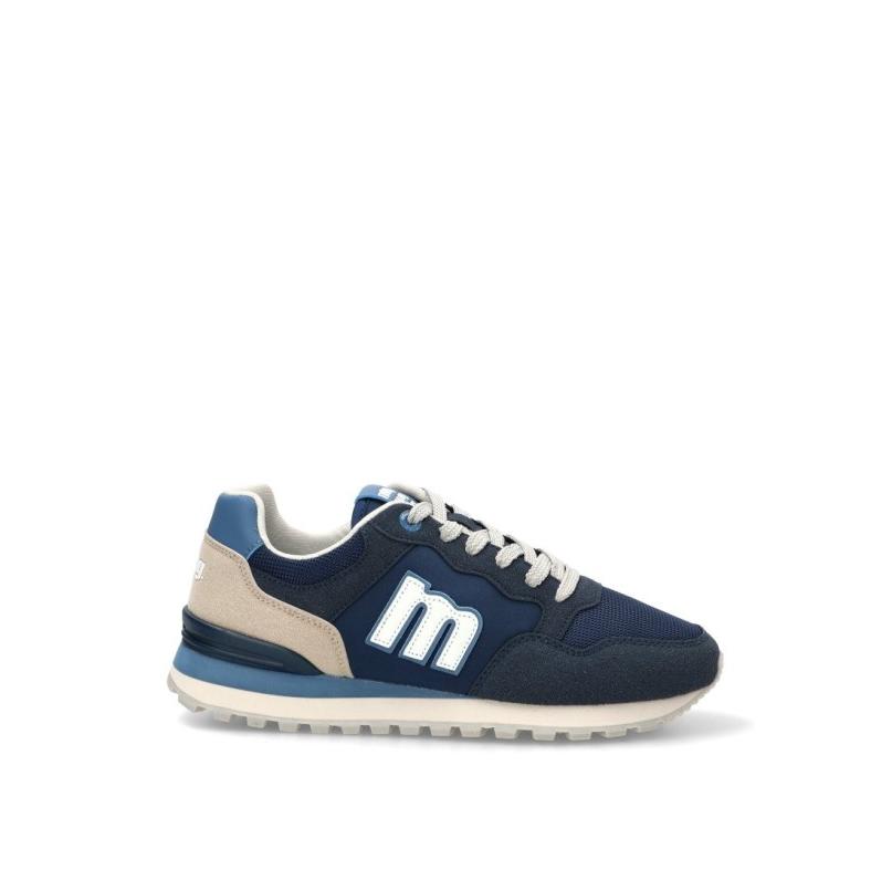 Zapatillas Casual Mustang - Hombre - Suela Plana - Modelo 84711 - Color Marino