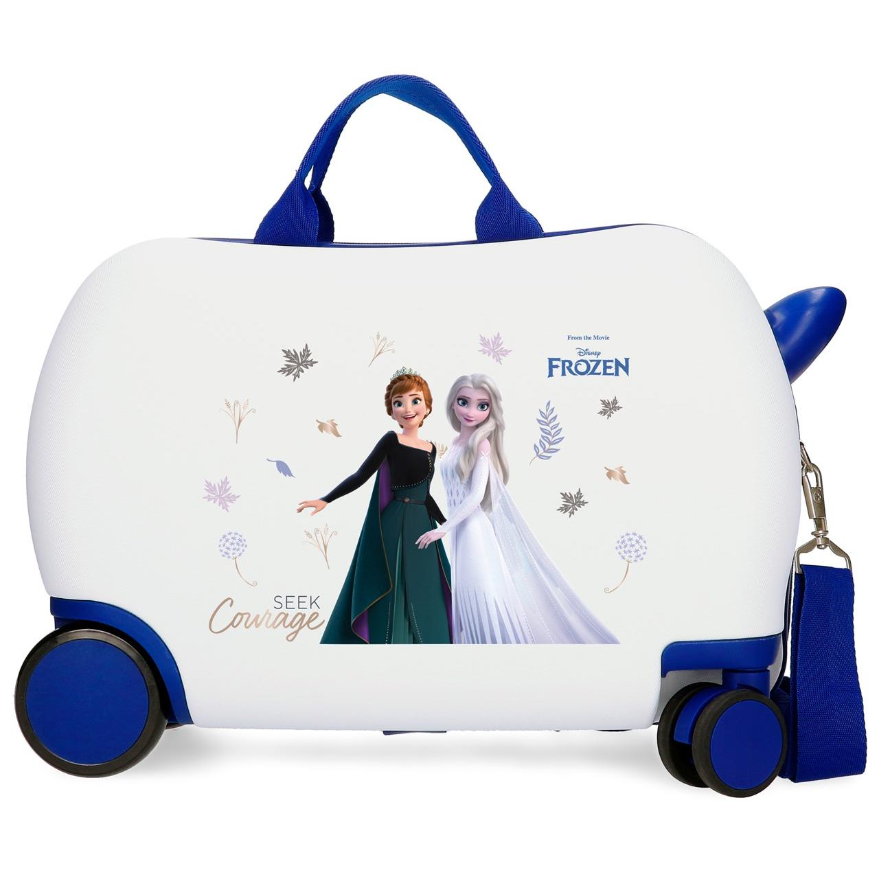 Disney - Maleta infantil Frozen Seek Courage de ABS rígido y ligero, 45x31x20 cm