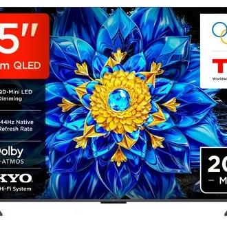 TCL - Televisión 65P8L Google TV 65 pulgadas QLED 4K Ultra HD con HDR10 y Dolby Vision, 120Hz, ALLM y FreeSync para gaming