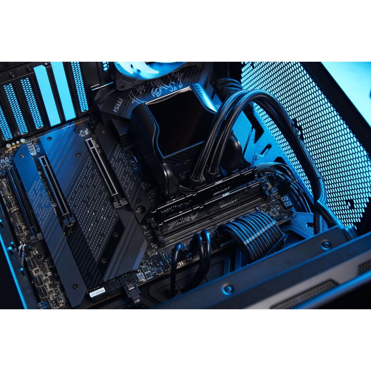 Kingston - Memoria RAM KF556C40BB-8 DDR5 de 8 GB con latencia CL40 y bajo consumo energético para PC gamer y estaciones de trabajo