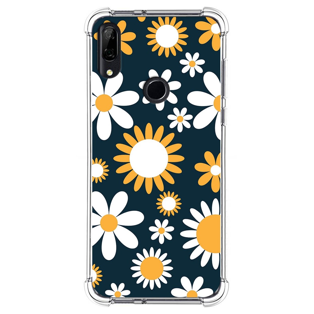 Funda Silicona Antigolpes para Huawei P Smart Z diseño Flores 08 Dibujos