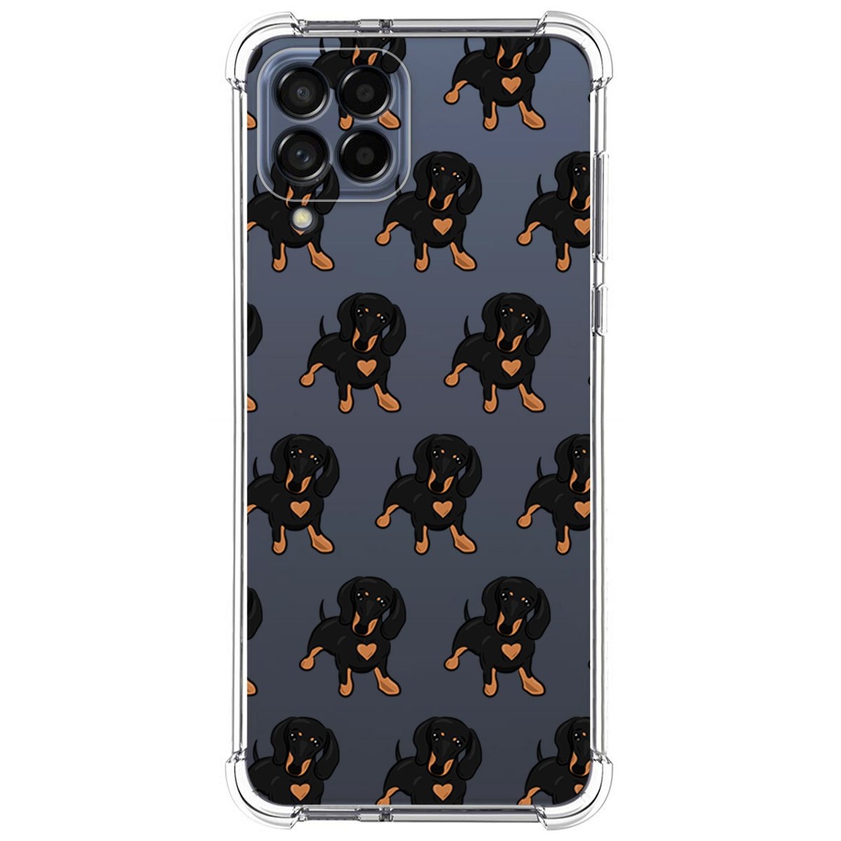 Funda Silicona Antigolpes para Samsung Galaxy M33 5G diseño Perros 10 Dibujos