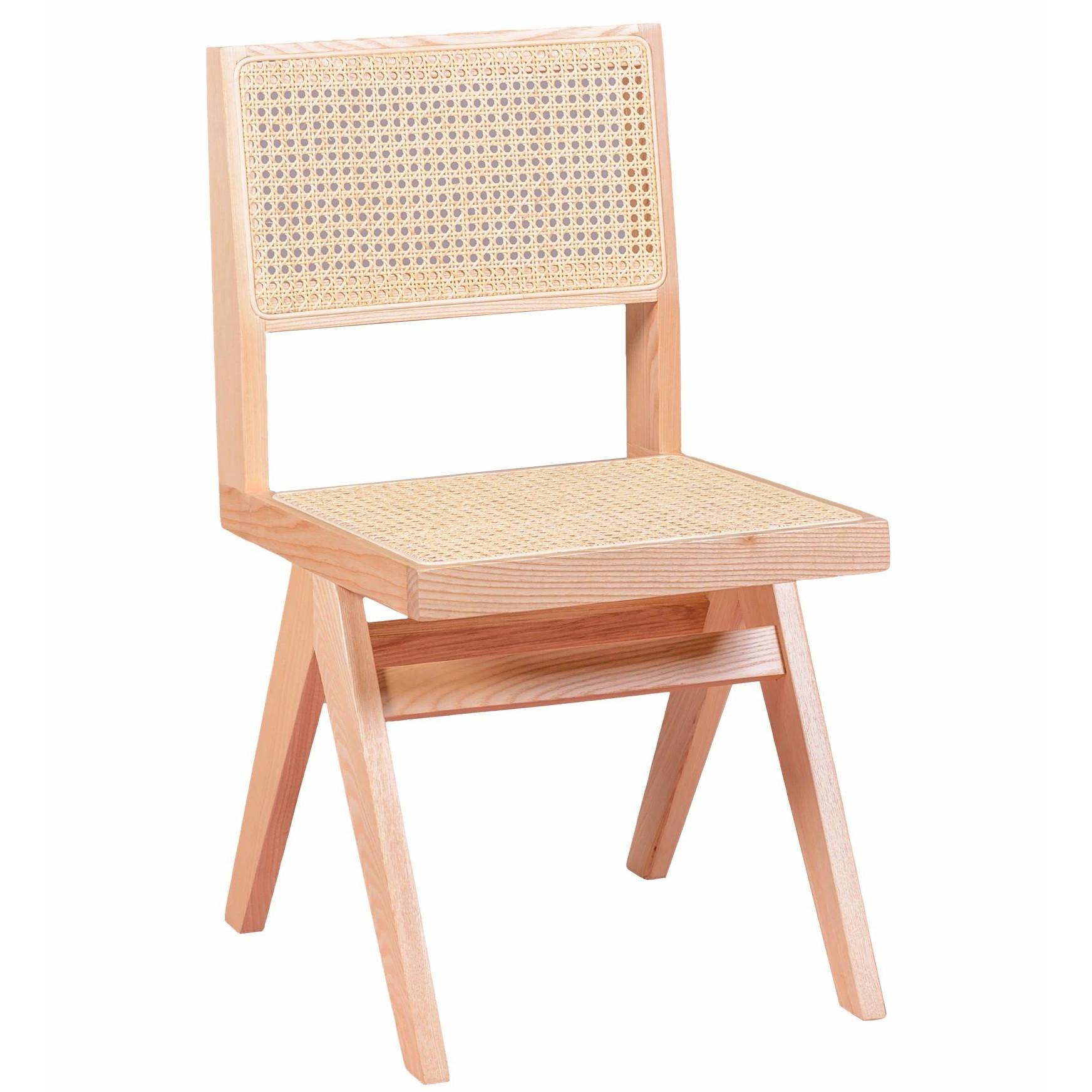 Nest Dream - Silla cásica en rattan natural y madera de fresno - Compass