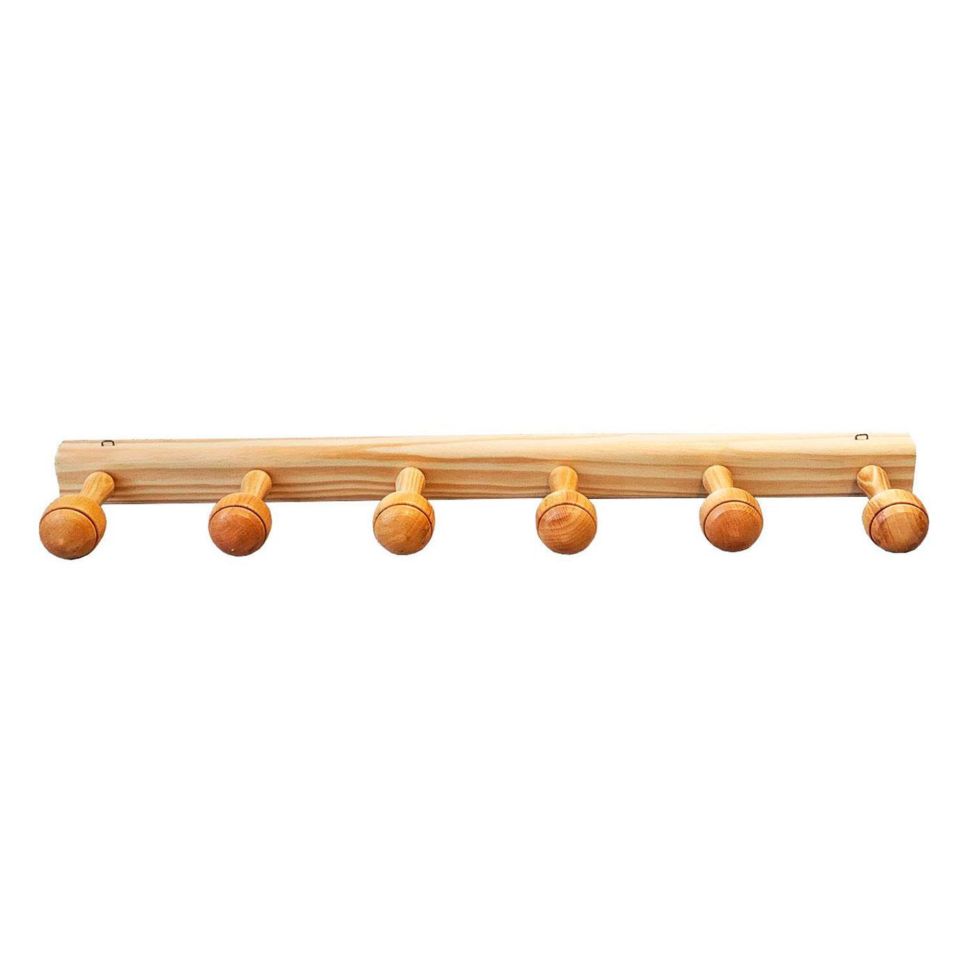 Tradineur - Portarrollos de madera para papel de cocina 28,5 x 12,5 cm,  soporte vertical para rollo de papel, diámetro del palo