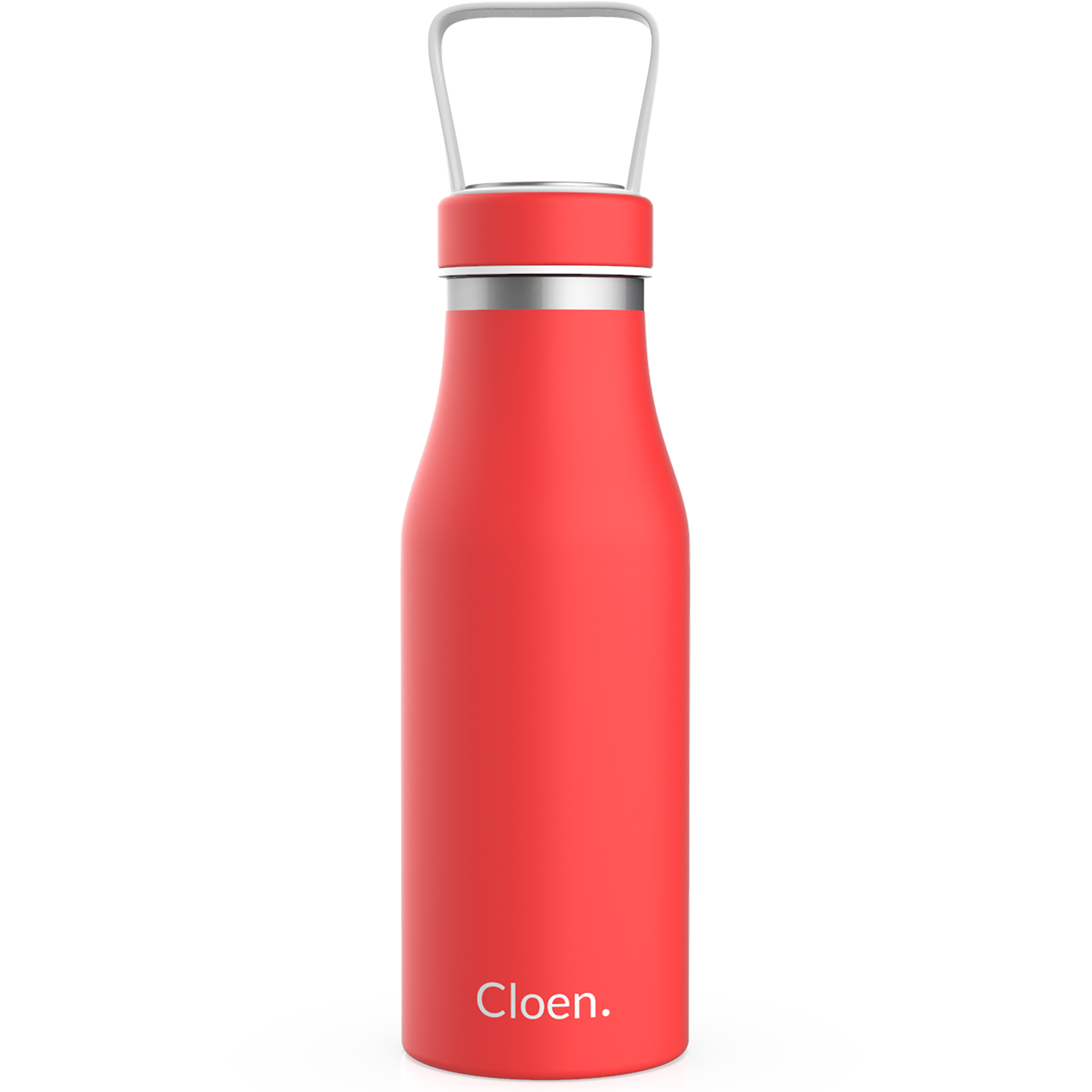 Cloen - Botella térmica triple capa 500 ml coral de acero inoxidable con 24 h frío y 12 h calor, ideal para café y bebidas calientes o frías