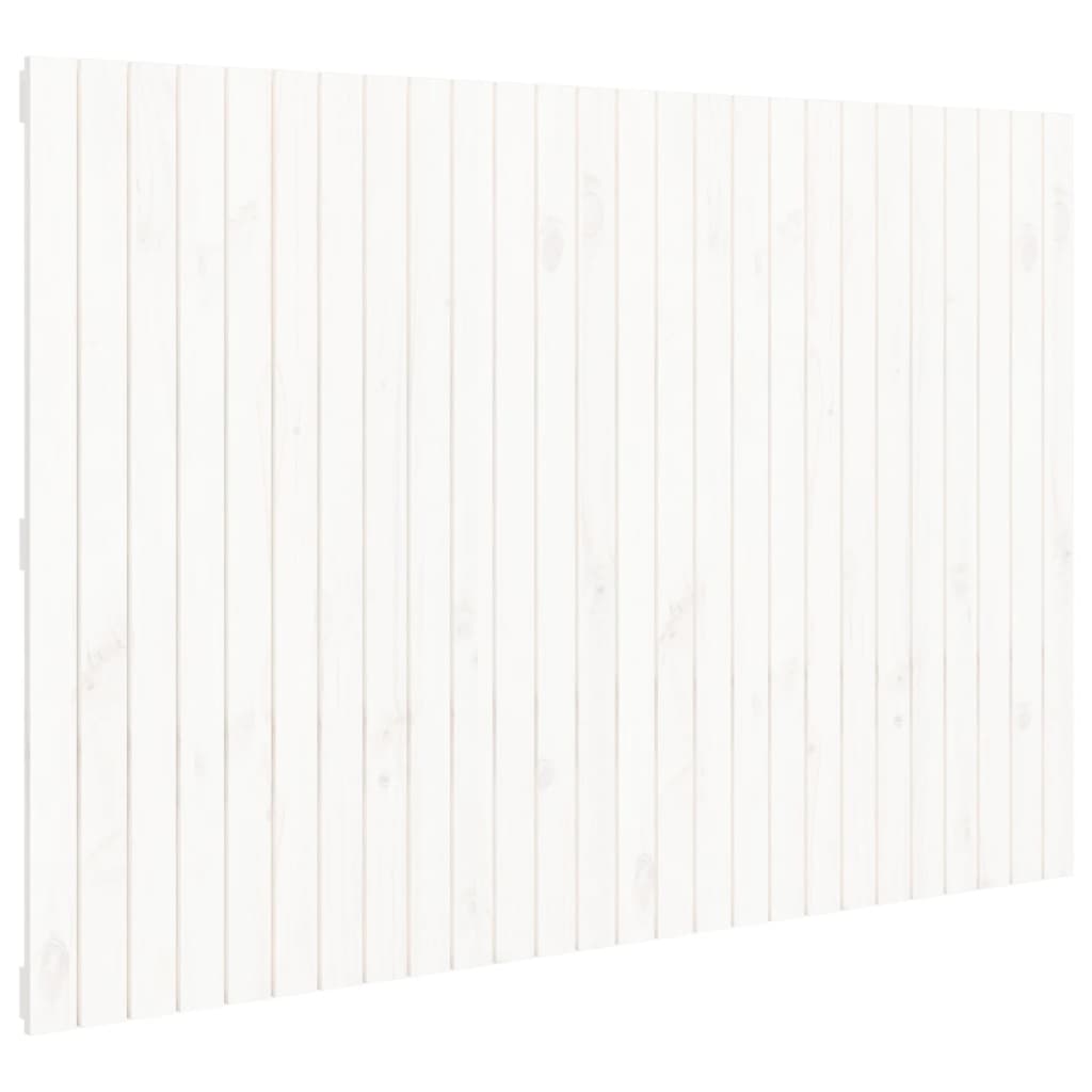 vidaXL Cabecero de cama de pared madera maciza de pino 166x3x110 cm
