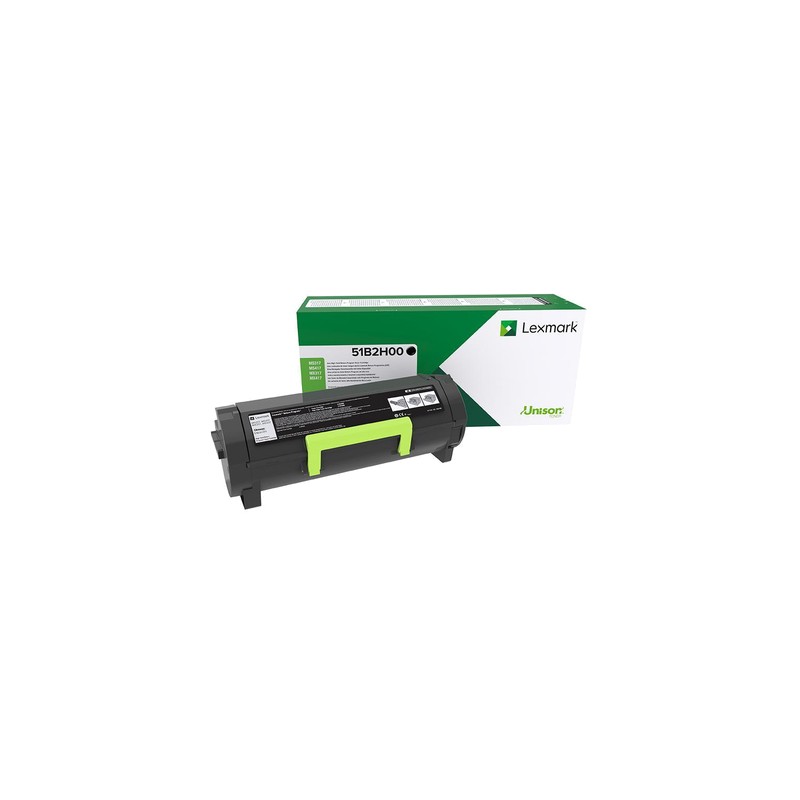Lexmark - 51B2H00 cartucho de tóner 1 pieza(s) Original Negro 51B2H00