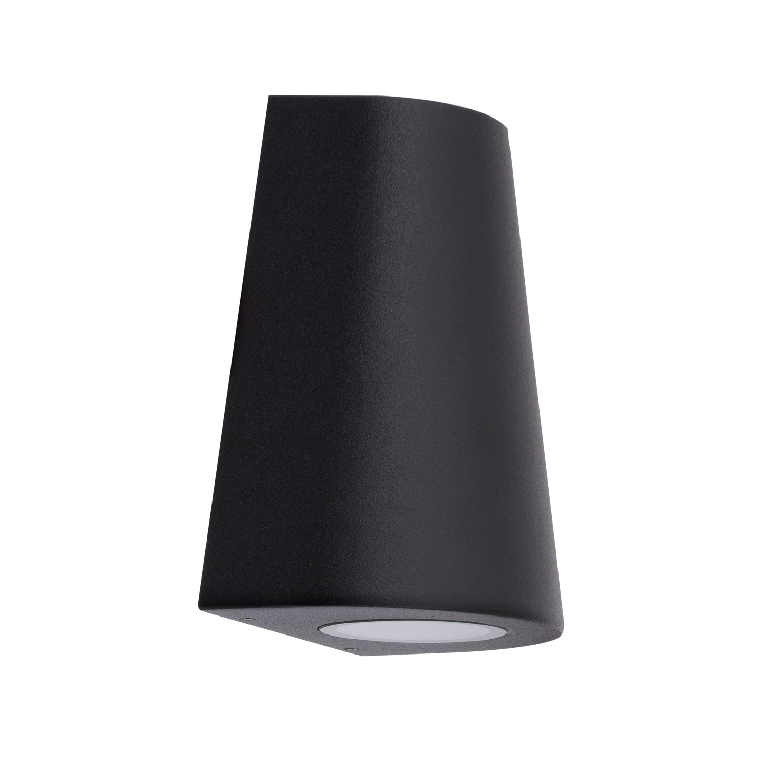 Ledkia Aplique de Pared Exterior Aluminio Iluminación Doble Cara Magna Design Negro