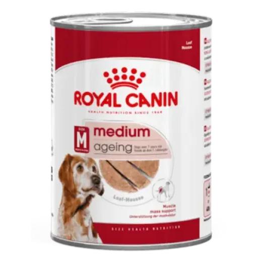 Royal Canin Comida Húmeda Medium Ageing 7+ en Paté para Perros - 410 GR