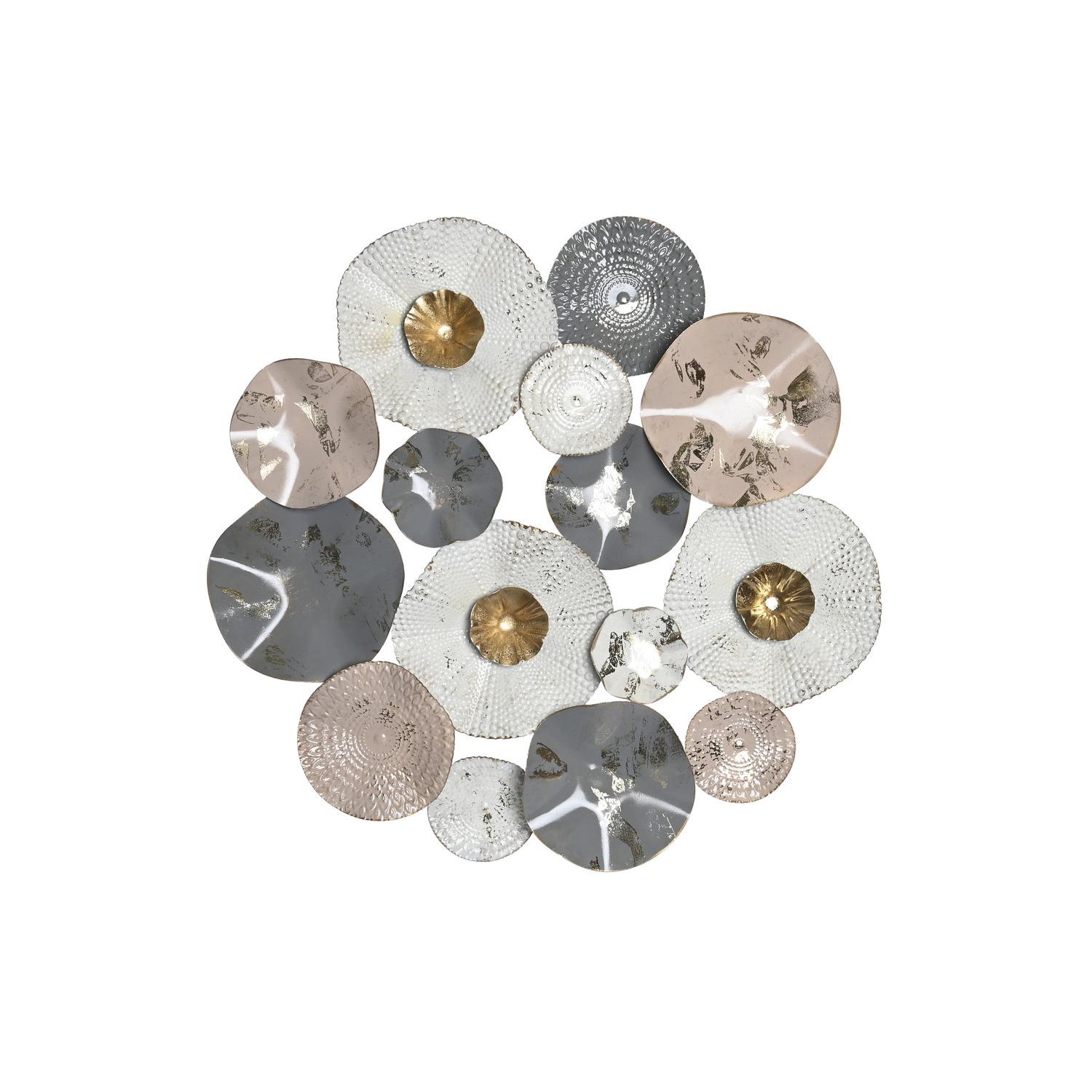 Decoracion Pared Metal 80X7X80 Blanco El mejor complemento para tu hogar -Fijalo-