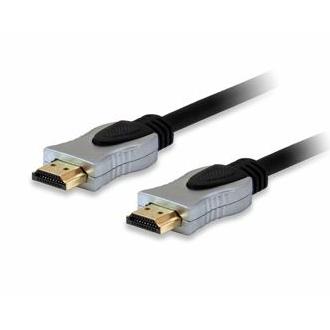 Equip - Cable HDMI 2.0 High Speed con Ethernet macho-macho 5 m negro para TV, proyector y consolas — soporta 4K, conectores chapados en oro y resistencia a interferencias