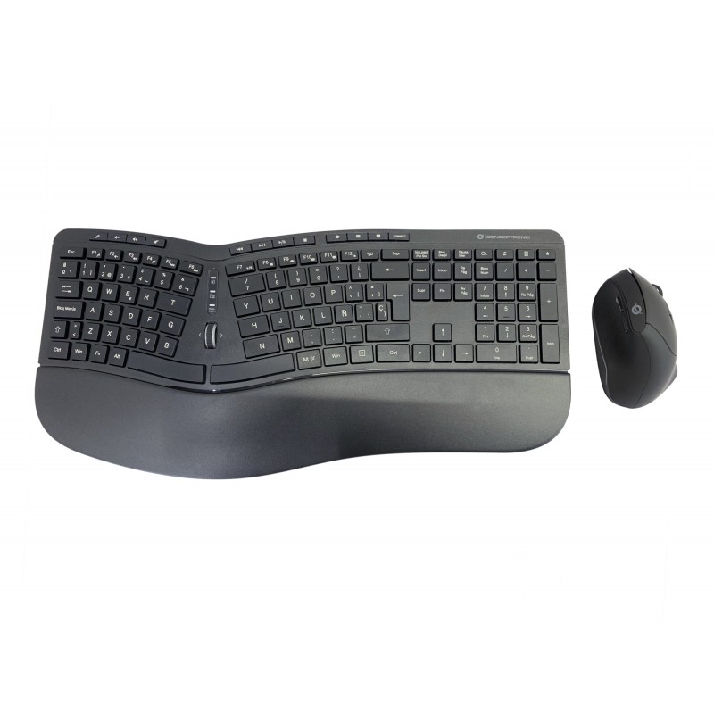 Conceptronic - ORAZIO02ES teclado Ratón incluido Oficina RF inalámbrico QWERTY Español Negro ORAZIO02ES