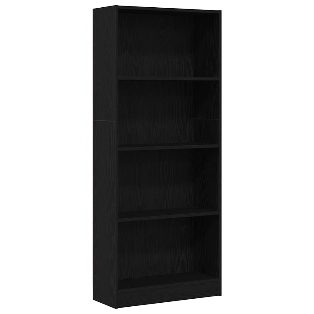 vidaXL Estantería de madera de ingeniería 60x24x143 cm Multicolor