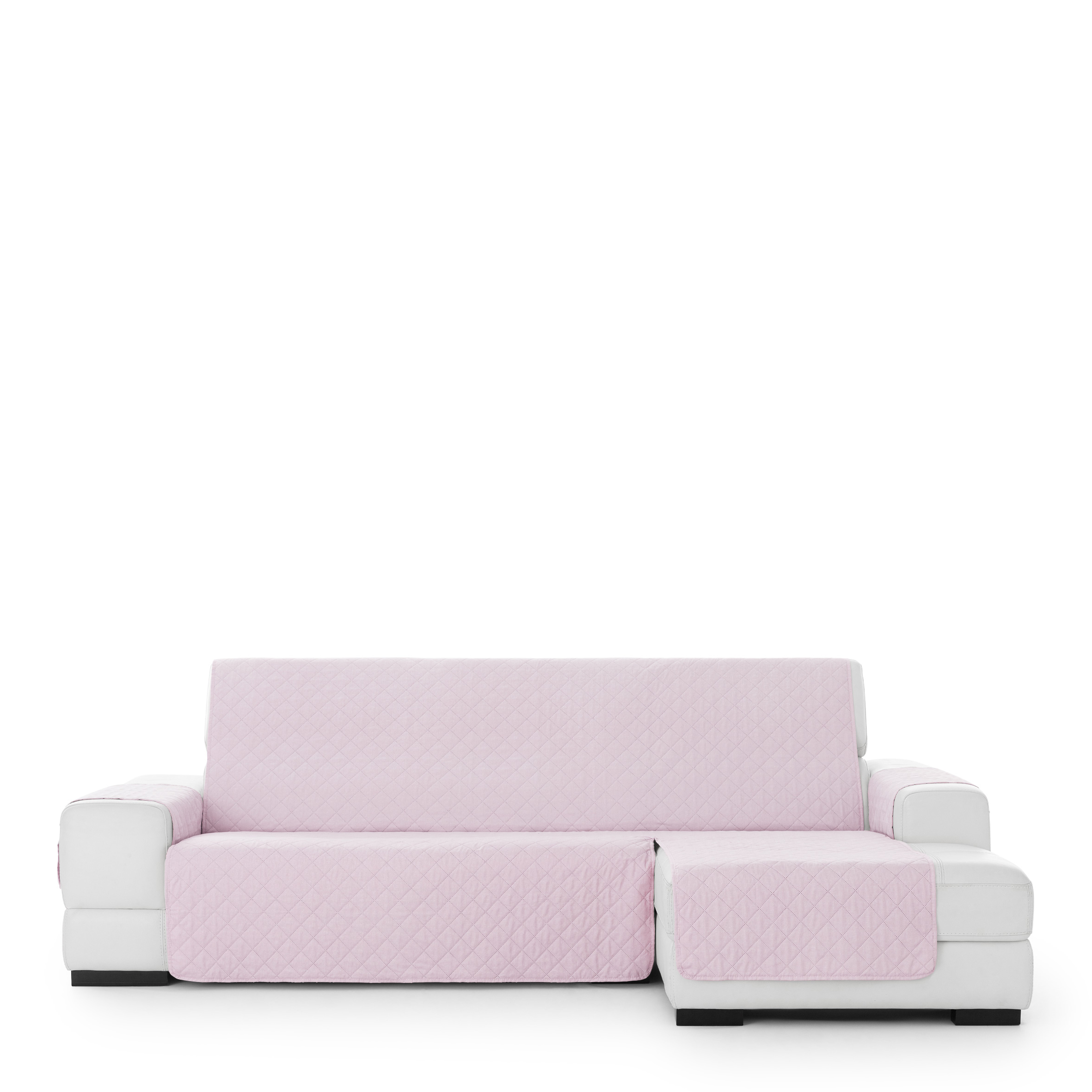 Funda de sofa chaise longue m/3 derecha (Mirando de frente) c/02 extra, Tamaño extra derecha,100x290x110cm, Fabricado en España