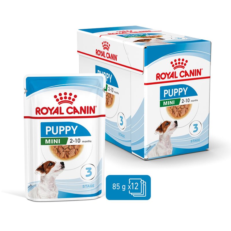 12 sobres x 85 g - Royal Canin Mini Puppy sobre en salsa