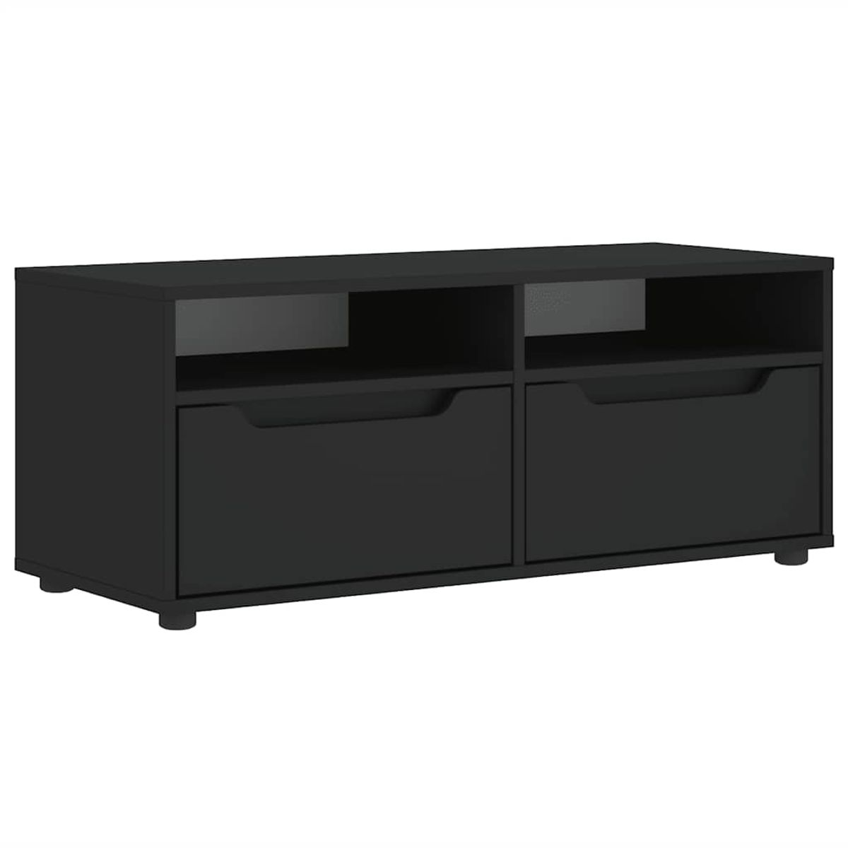 Mueble de TV Visnes 2 cajones + 2 compartimentos 38x100x40 cm