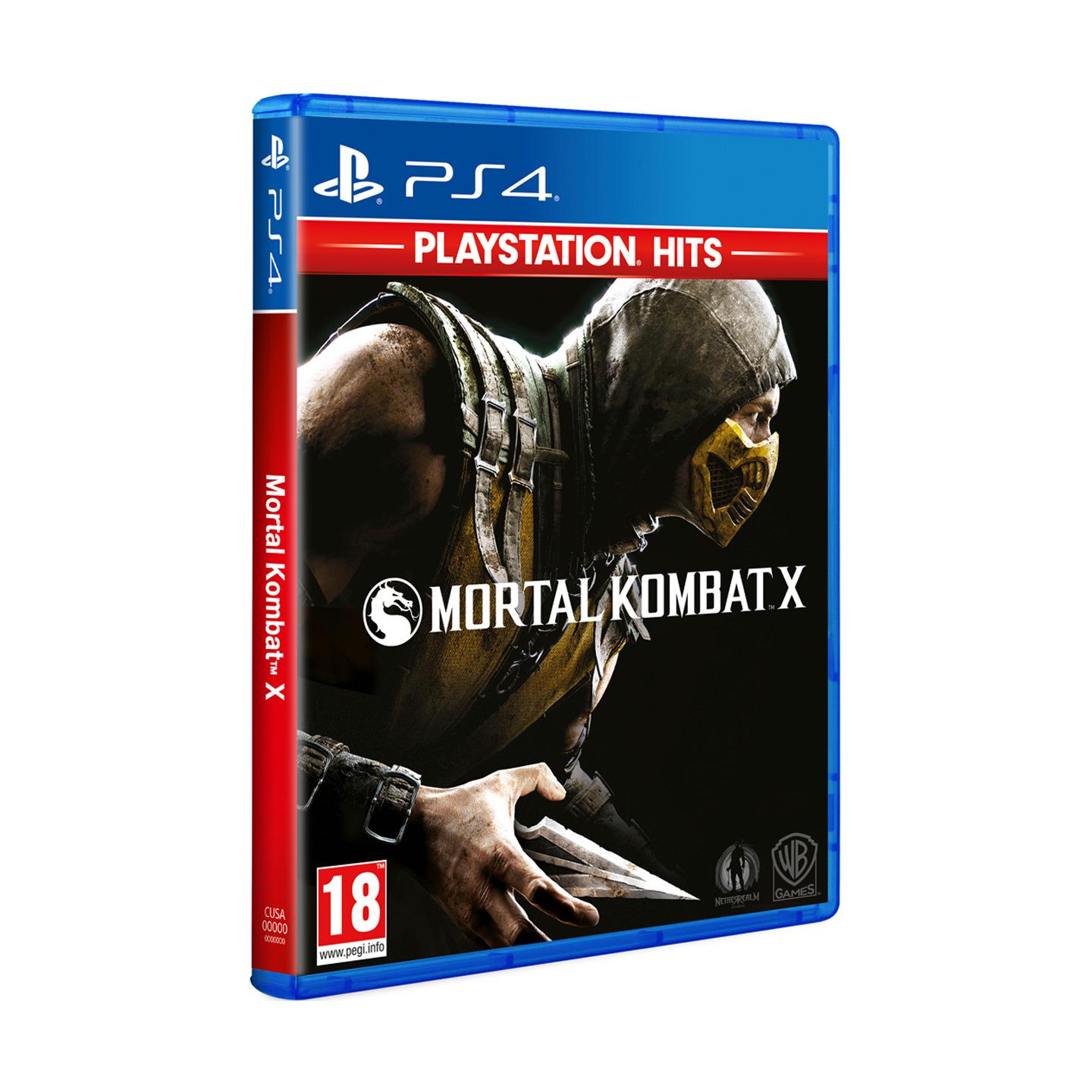 Warner Mortal Kombat X Hits Ps4 - Juego de Lucha con Personajes Variados y Combate Online