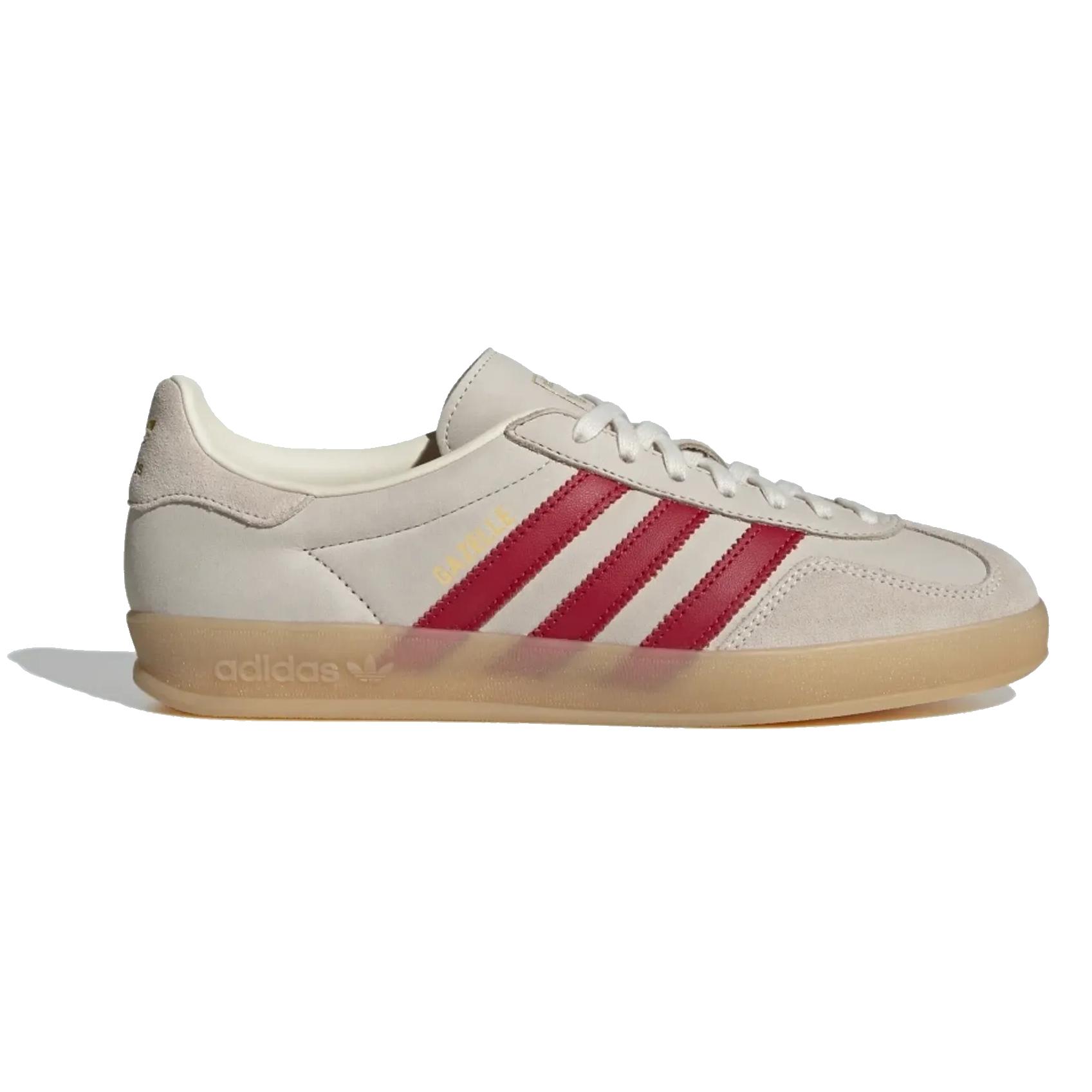Adidas Gazelle Indoor Cream White, Team Victory Red & Gum