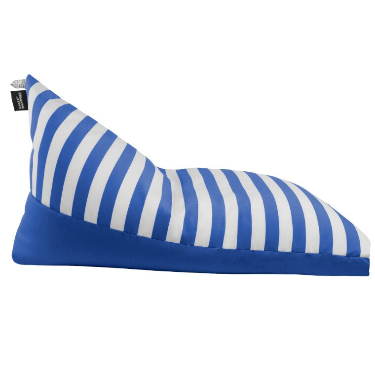 Puff Pirámide Toldotex Azul para Exterior o Interior HAPPERS - Cómodo, ligero y resistente. Make it Happers®