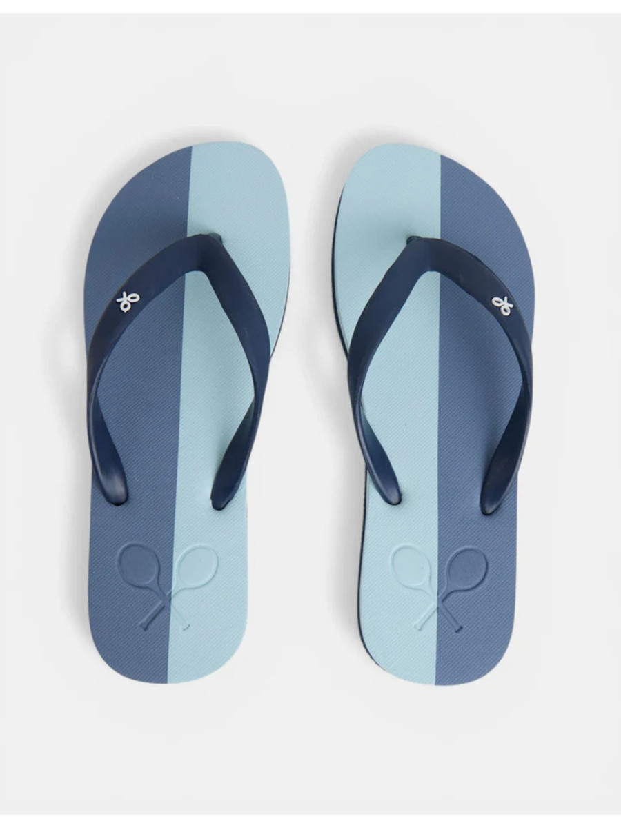 Chancla Silbon Raqueta Bicolor Azul Hombre SILBON