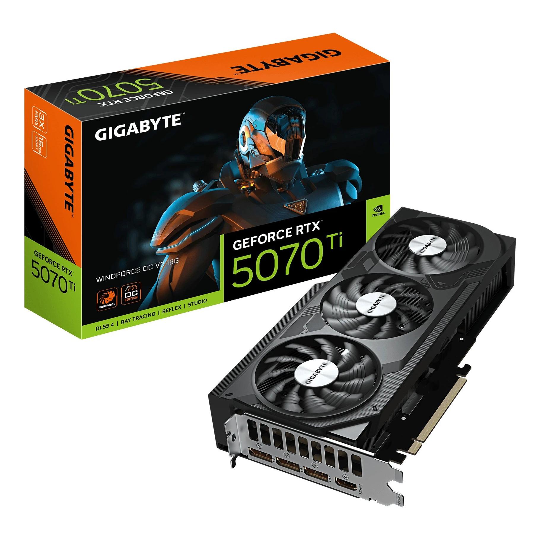 Gigabyte - Tarjeta gráfica 9VN507TWO2-00-G10 para PC, rendimiento alto y diseño moderno para gaming y trabajo intensivo