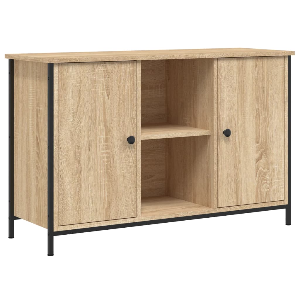 vidaXL Mueble de TV madera de ingeniería roble Sonoma 100x35x65 cm